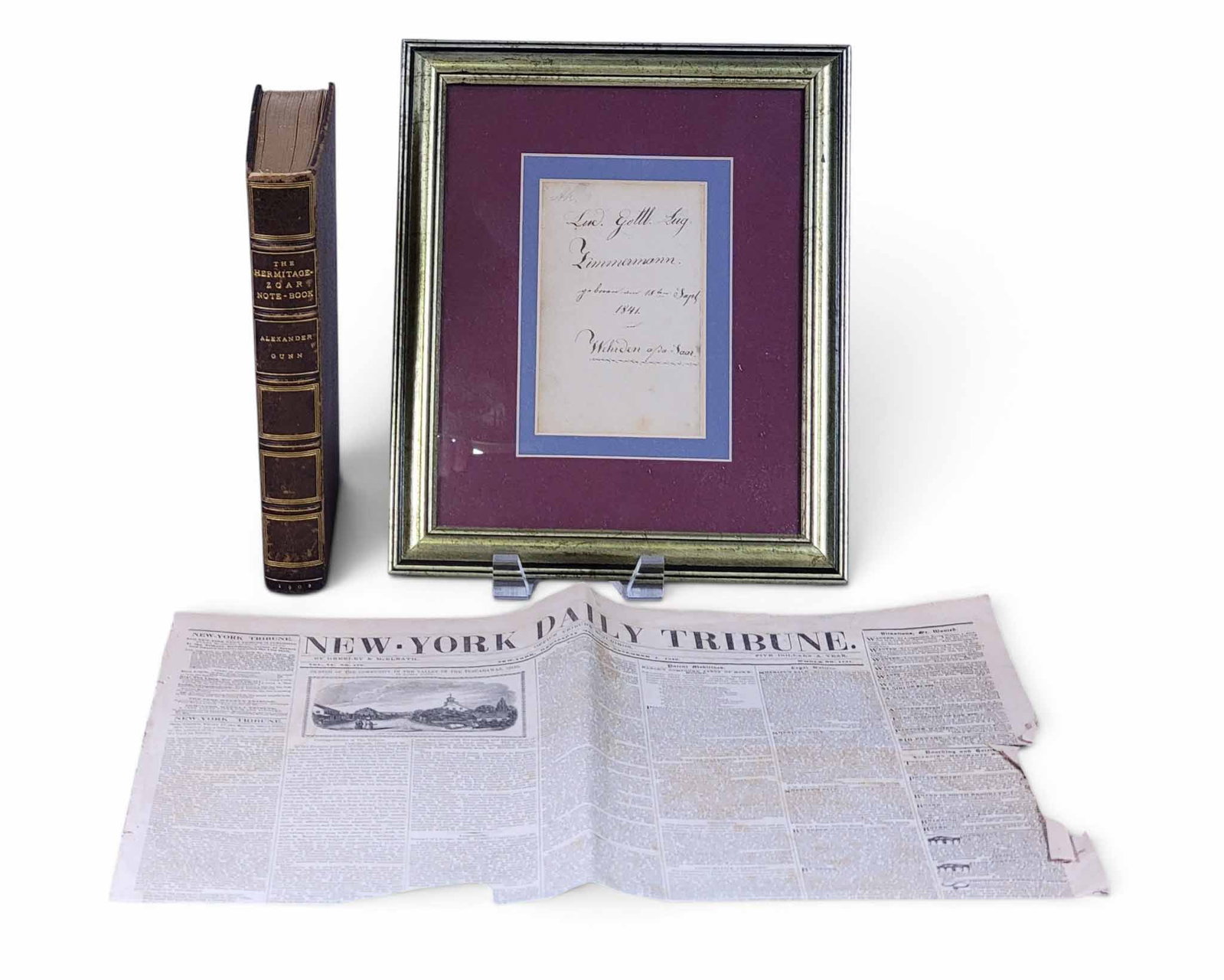 THREE ZOAR, OHIO ITEMS (1 of 3)