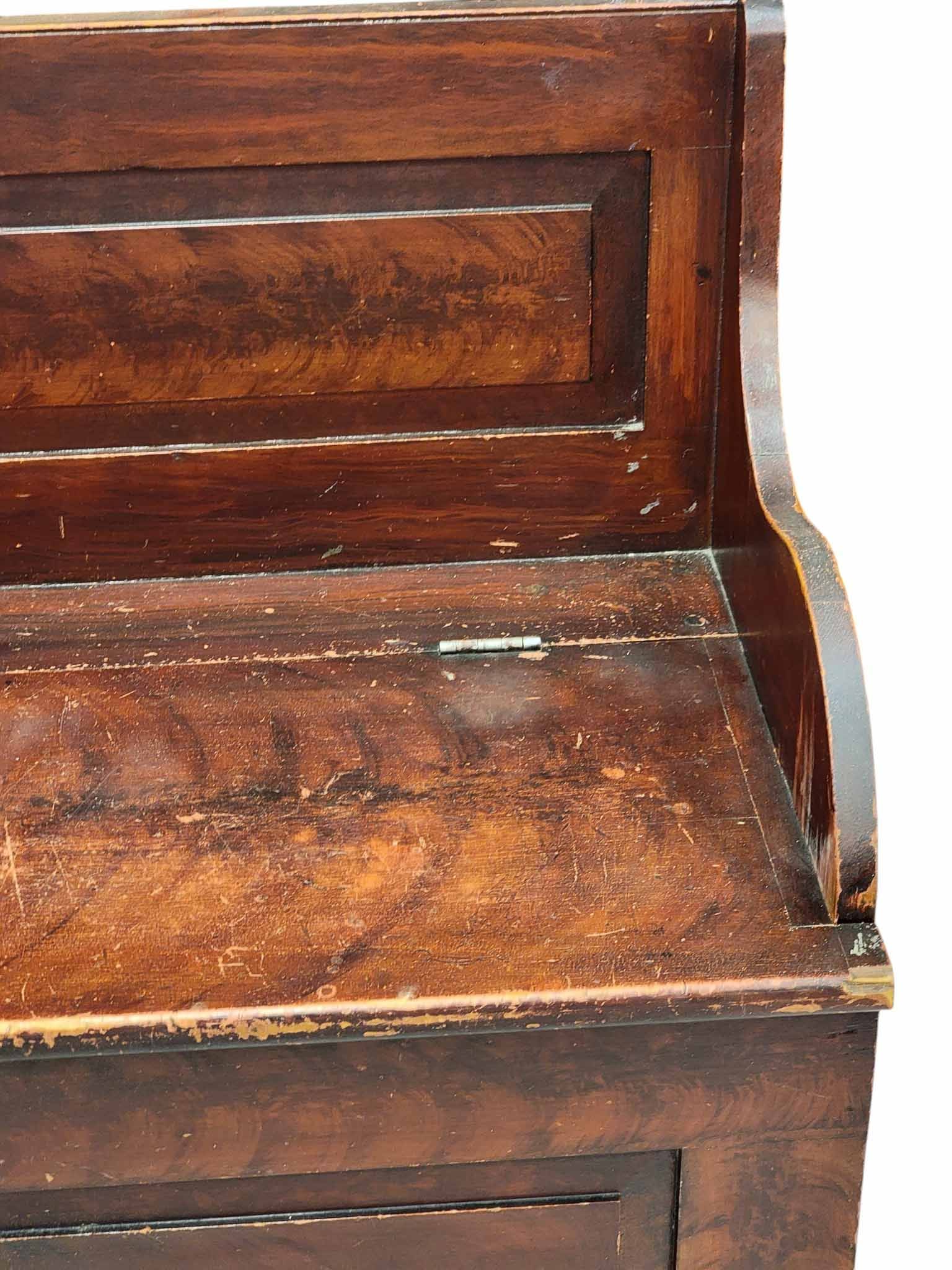 DECORATED STORAGE BENCH - 2