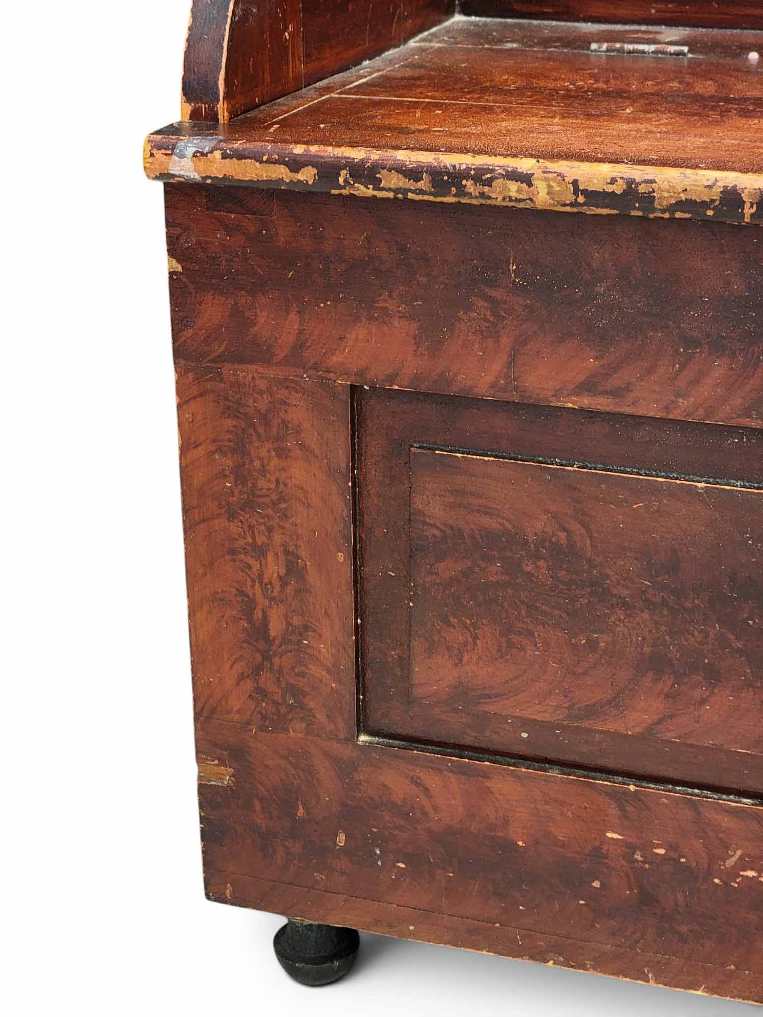 DECORATED STORAGE BENCH - 3