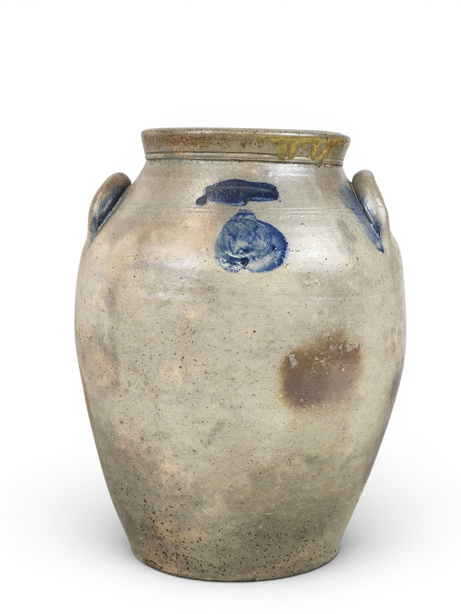OHIO DECORATED STONEWARE JAR (1 of 6)