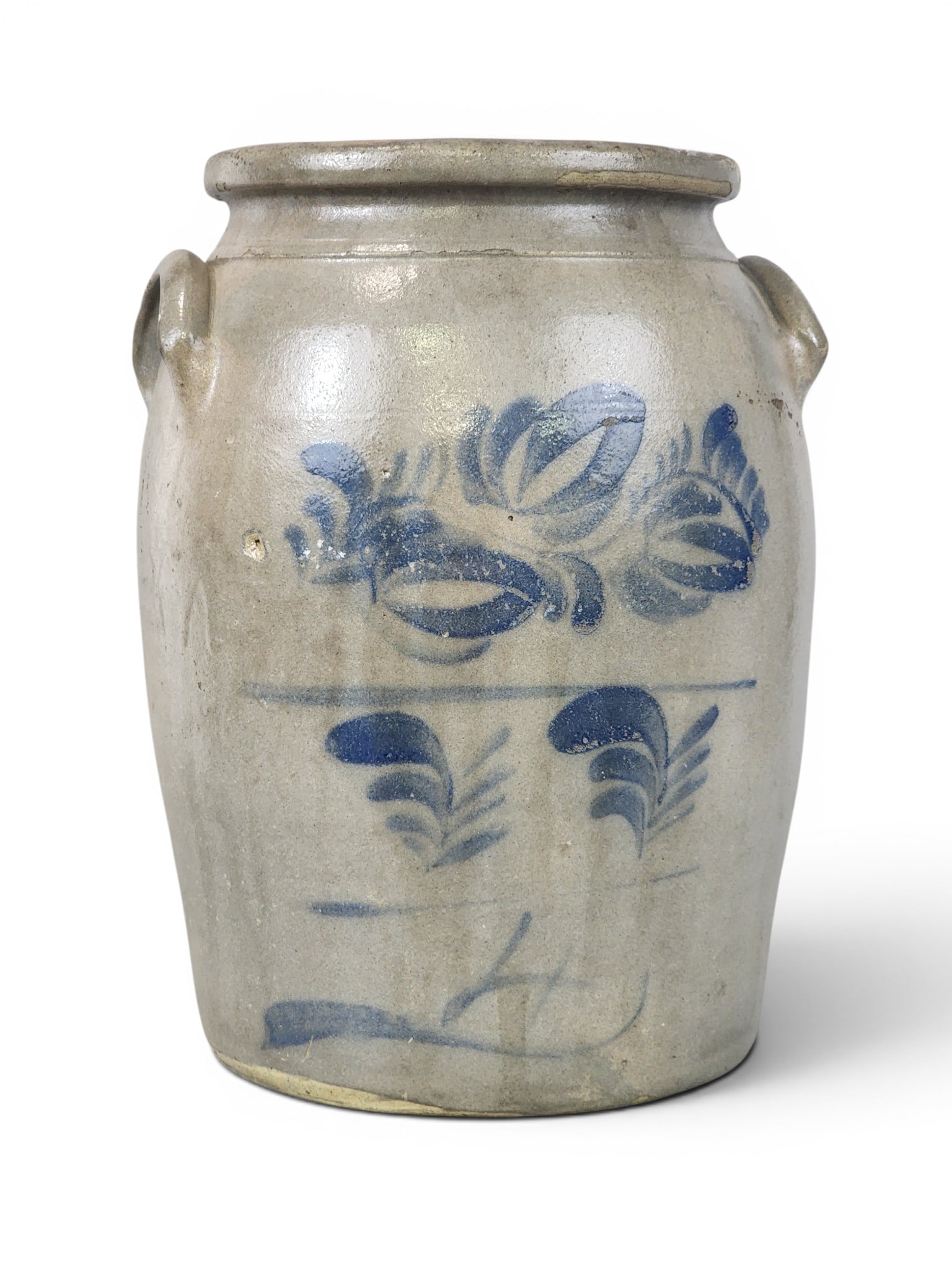 WESTERN PENNSYLVANIA DECORATED STONEWARE JAR (1 of 5)