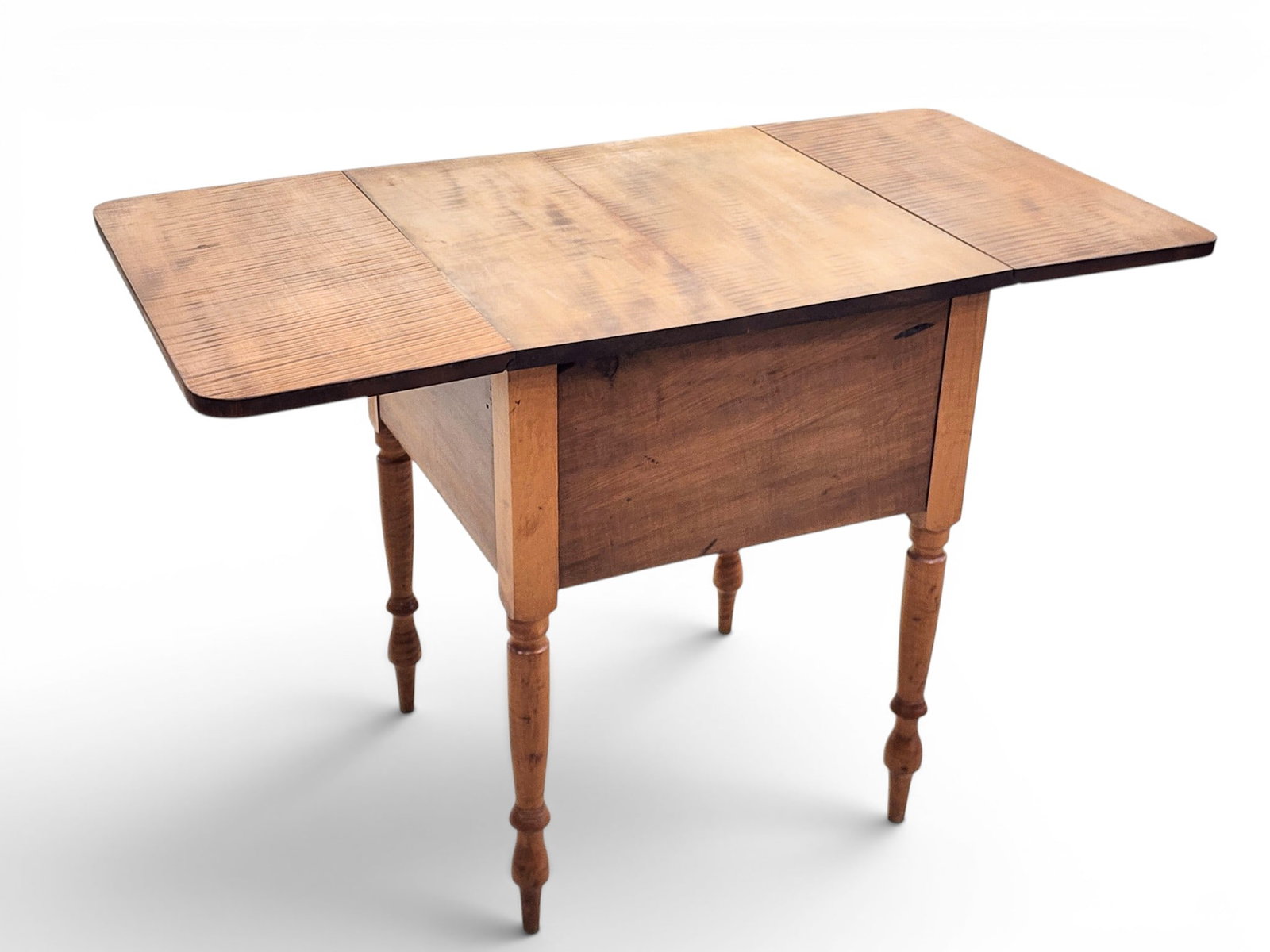 TWO-DRAWER DROP-LEAF STAND - 5