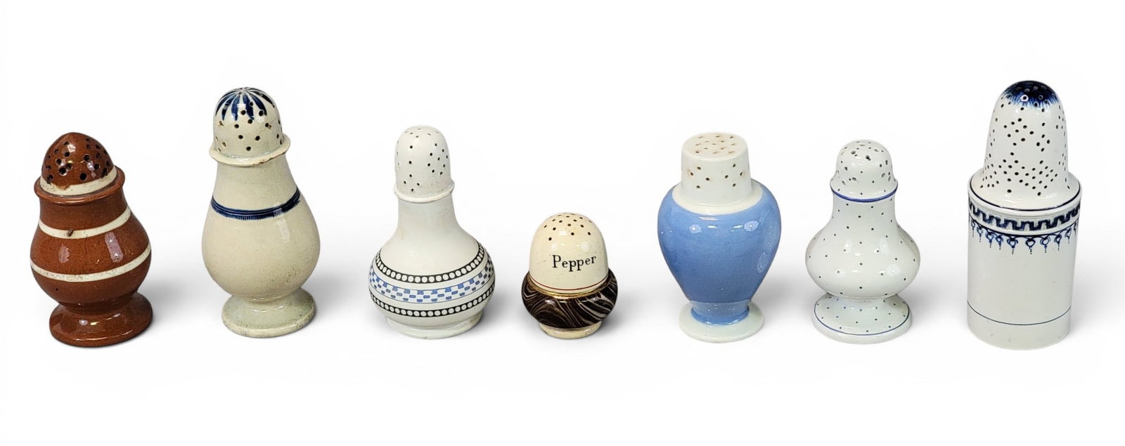COLLECTION OF PEPPER POTS (1 of 7)