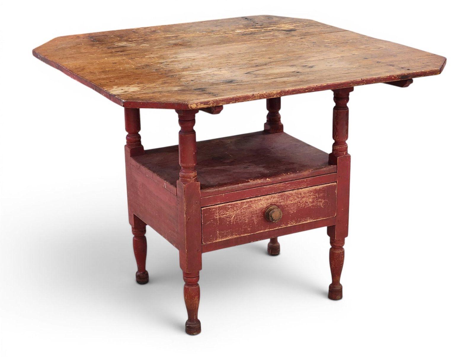 PAINTED HUTCH TABLE (1 of 6)