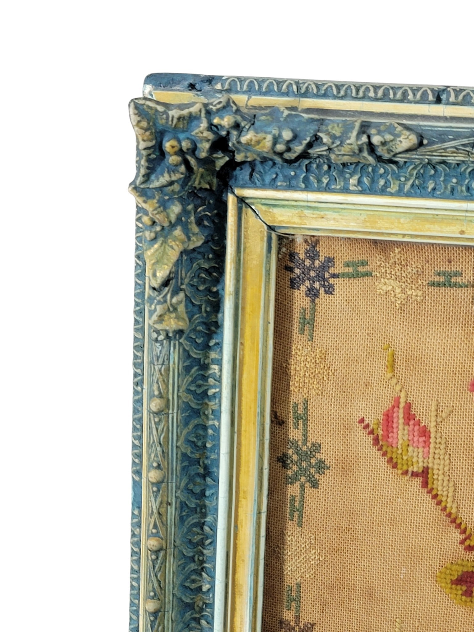 TWO NEEDLEWORK SAMPLERS - 8