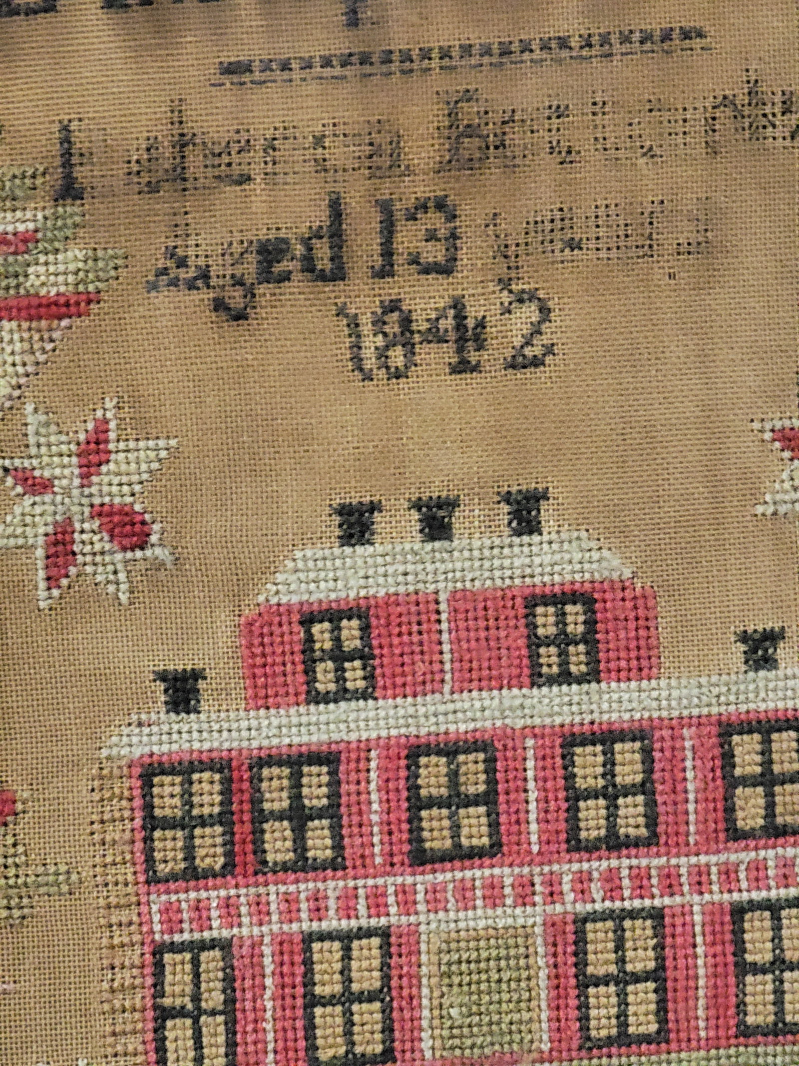 TWO NEEDLEWORK SAMPLERS - 3