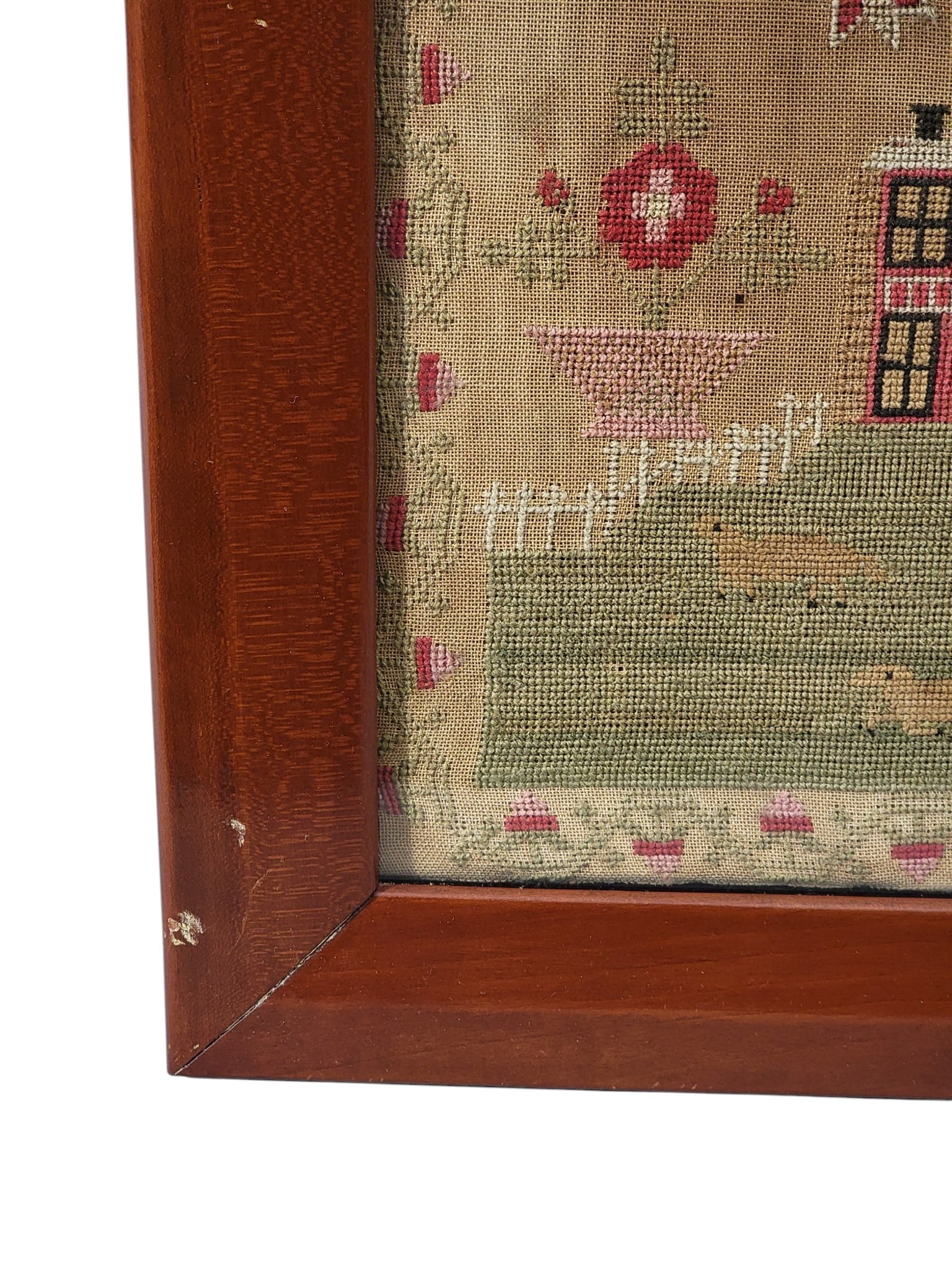 TWO NEEDLEWORK SAMPLERS - 4