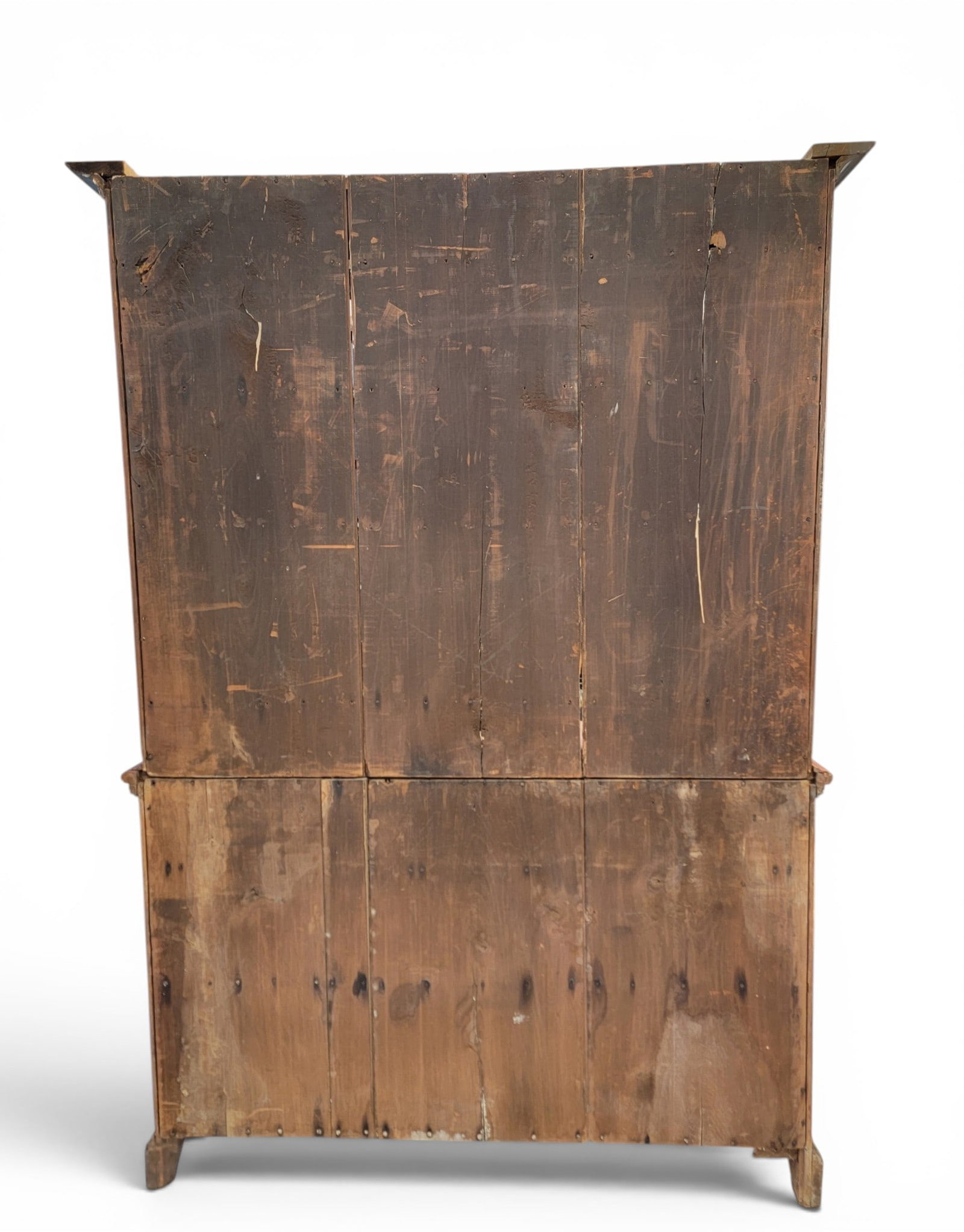 PAINTED STEP-BACK CUPBOARD - 9