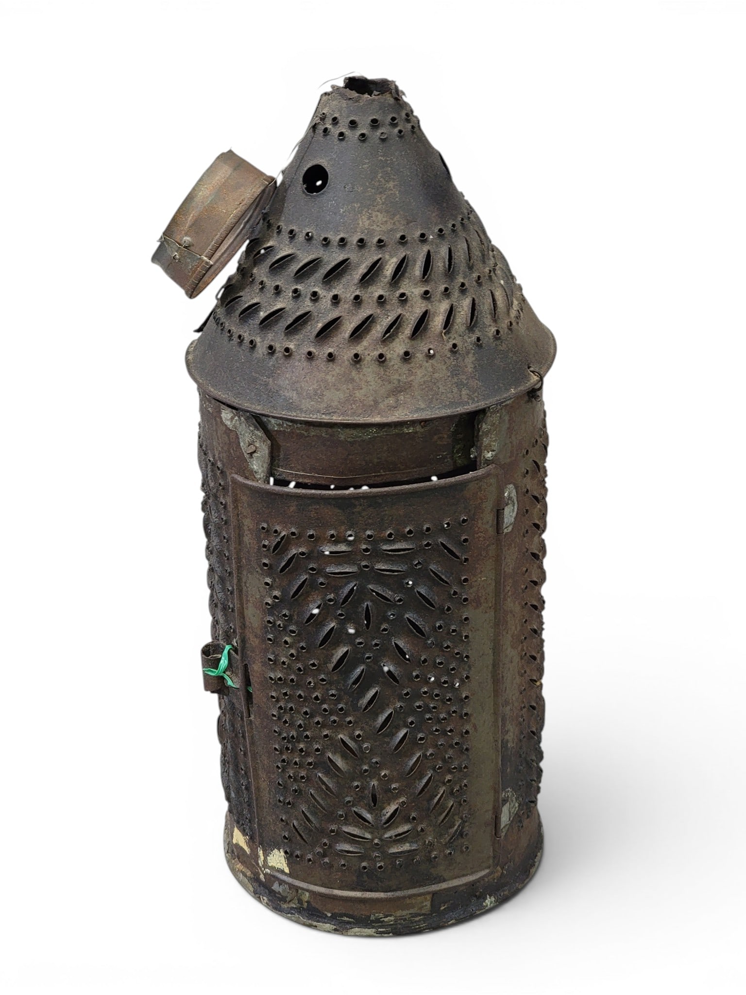 TWO PUNCHED TIN LANTERNS (1 of 8)