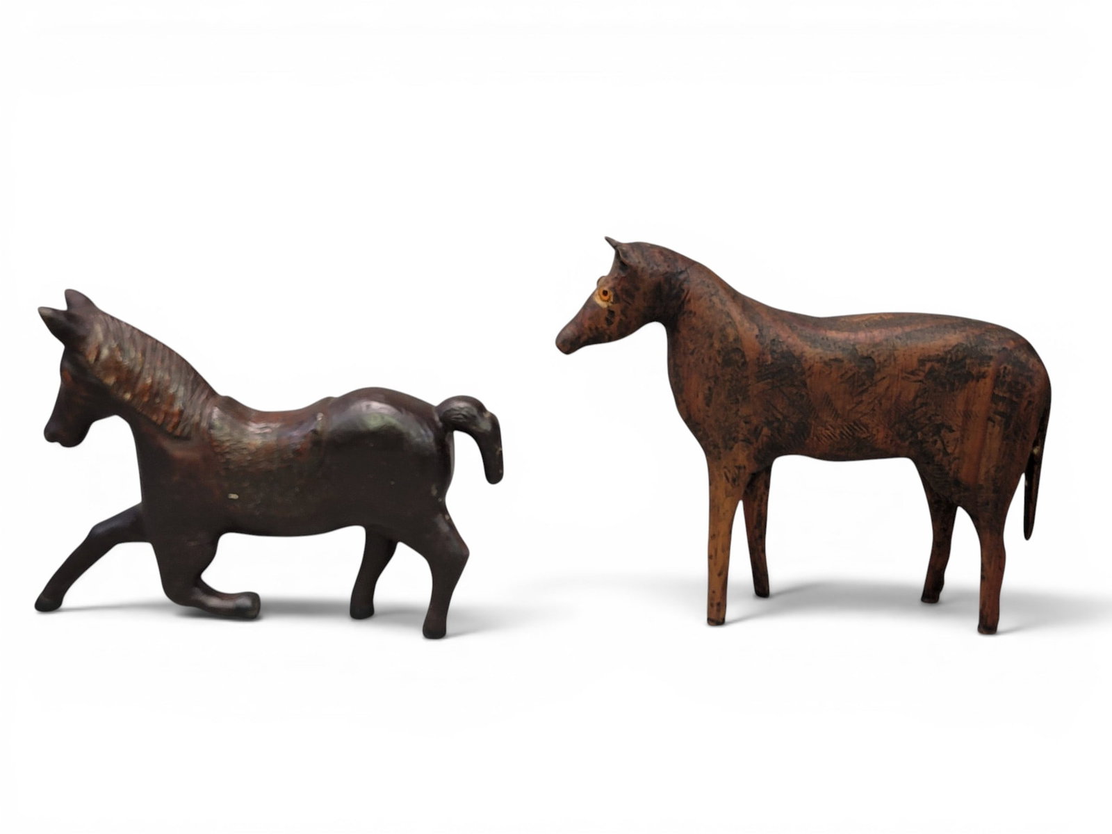 FOUR FOLK ART CARVINGS (1 of 9)