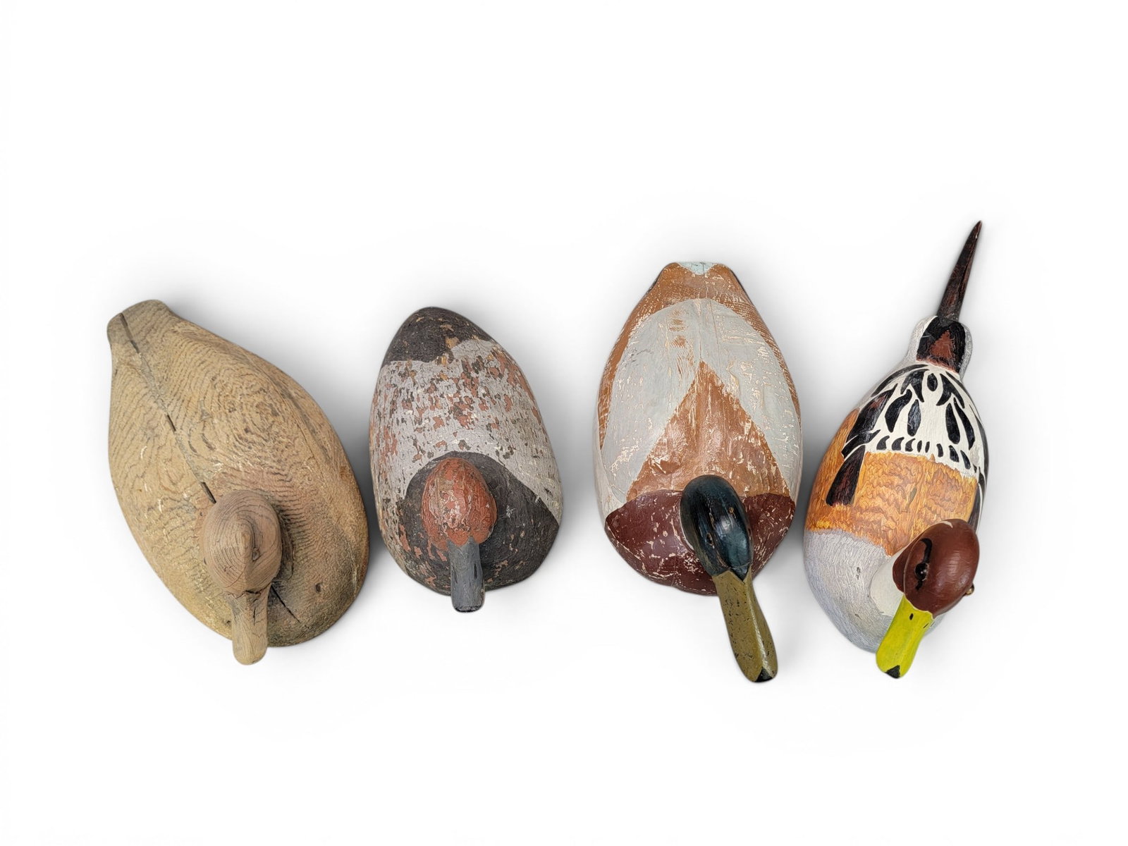 FOUR DUCK DECOYS (1 of 13)