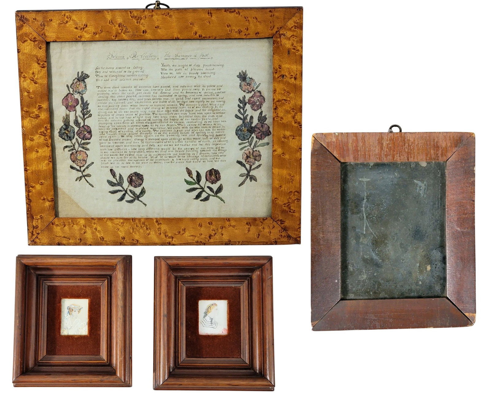 MINIATURE PORTRAITS, MIRROR, AND DECORATED VERSE (1 of 13)
