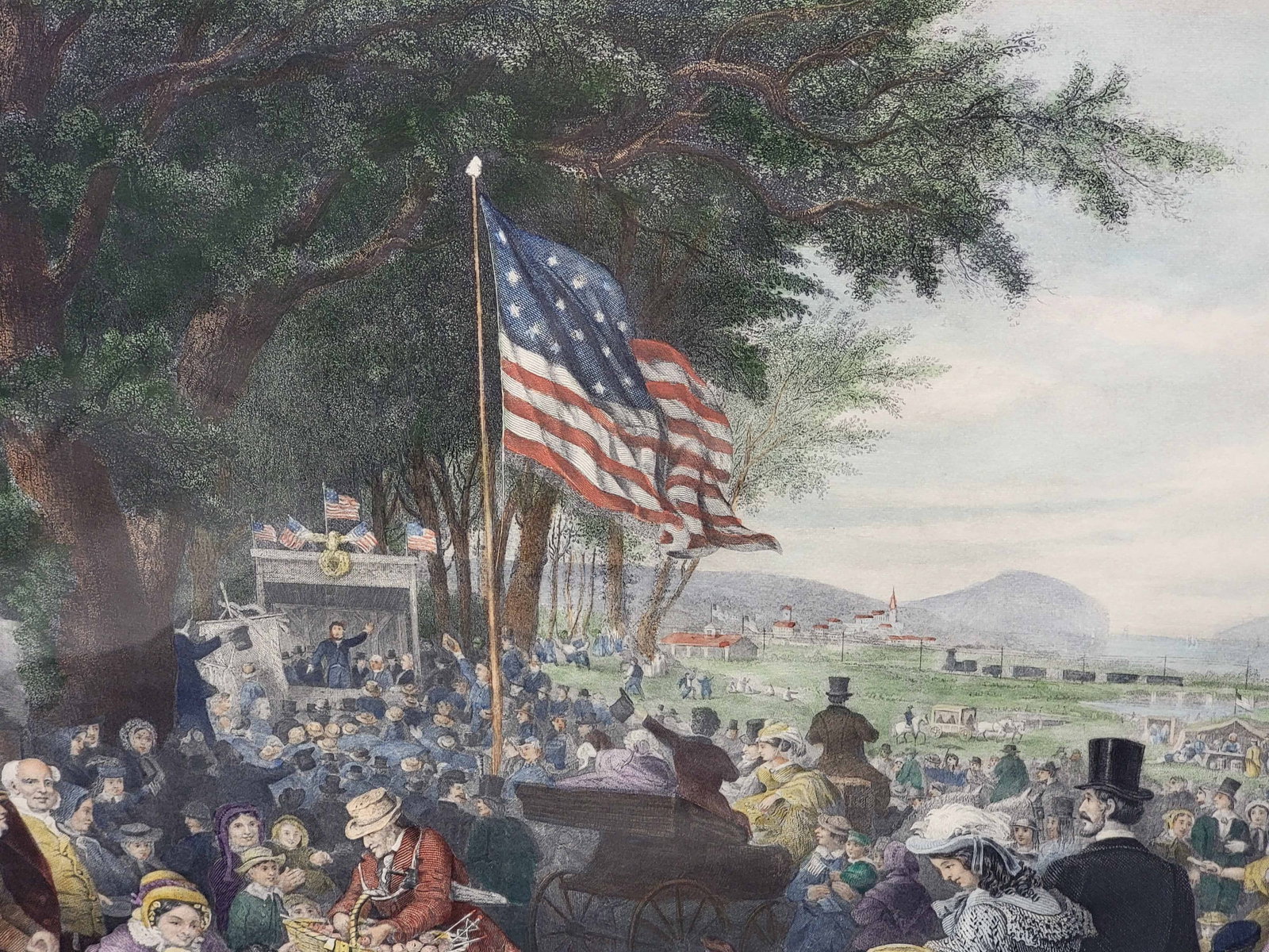 AMERICAN CENTENNIAL PRINT AFTER F.A. CHAPMAN (1818-1891) (1 of 4)