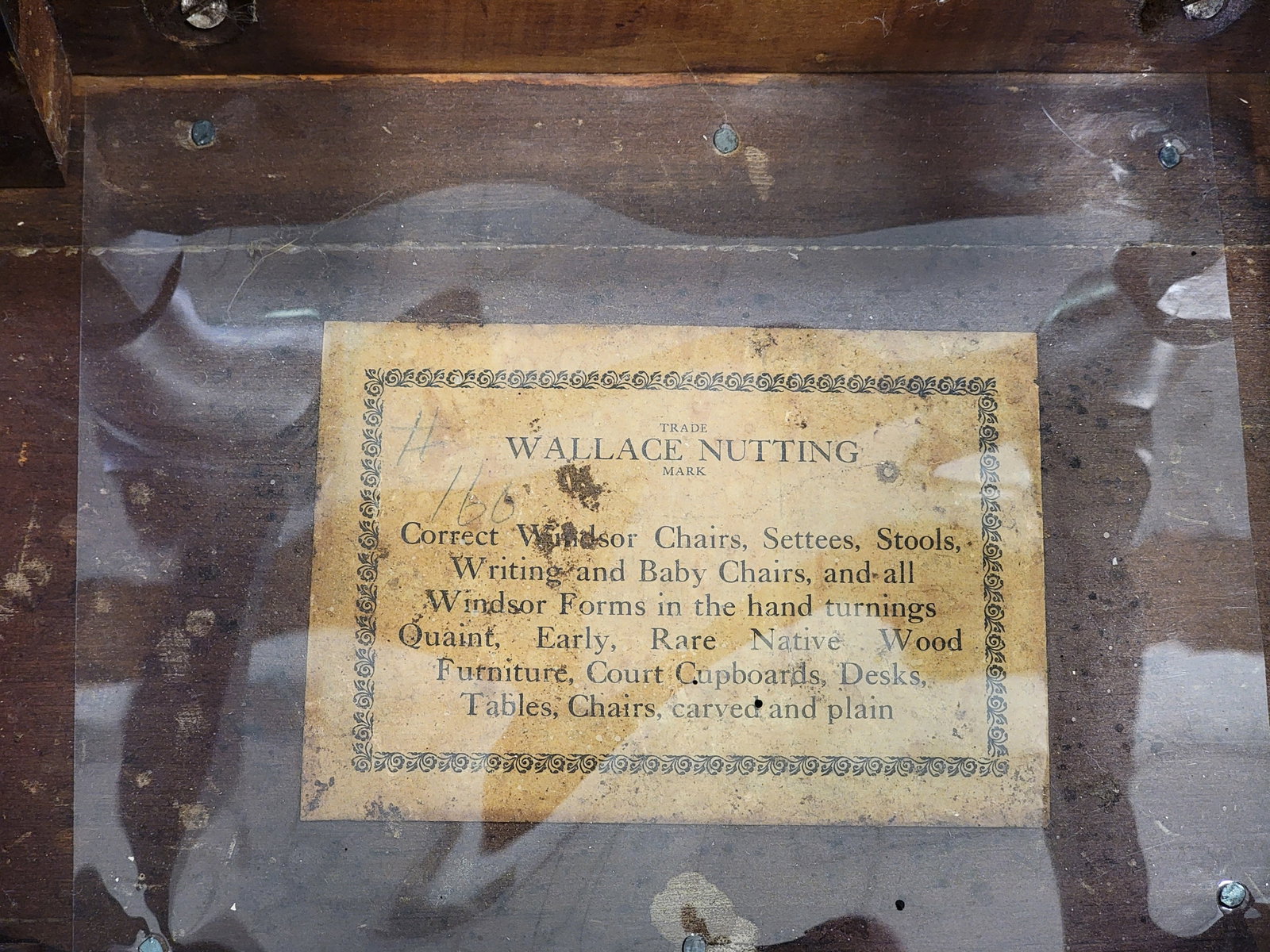 WALLACE NUTTING JOINT STOOL - 4