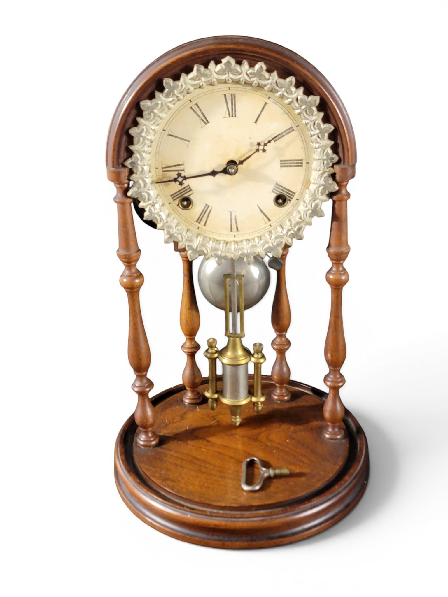 E.N. WELCH CRYSTAL PALACE MANTEL CLOCK (1 of 4)
