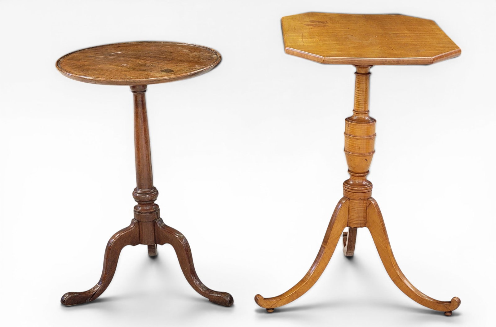 TWO CANDLESTANDS (1 of 7)