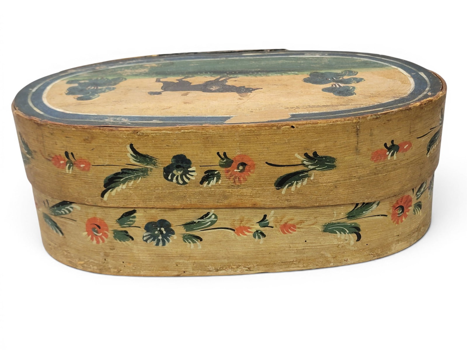 TWO PAINTED BOXES - 8