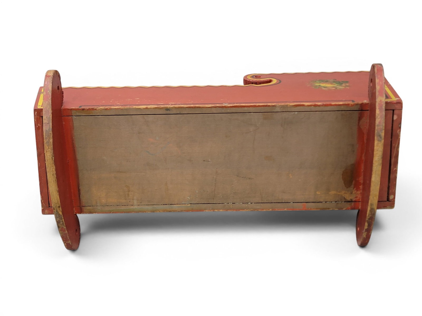 DECORATED DOLL CRADLE AND DOLL (1 of 6)
