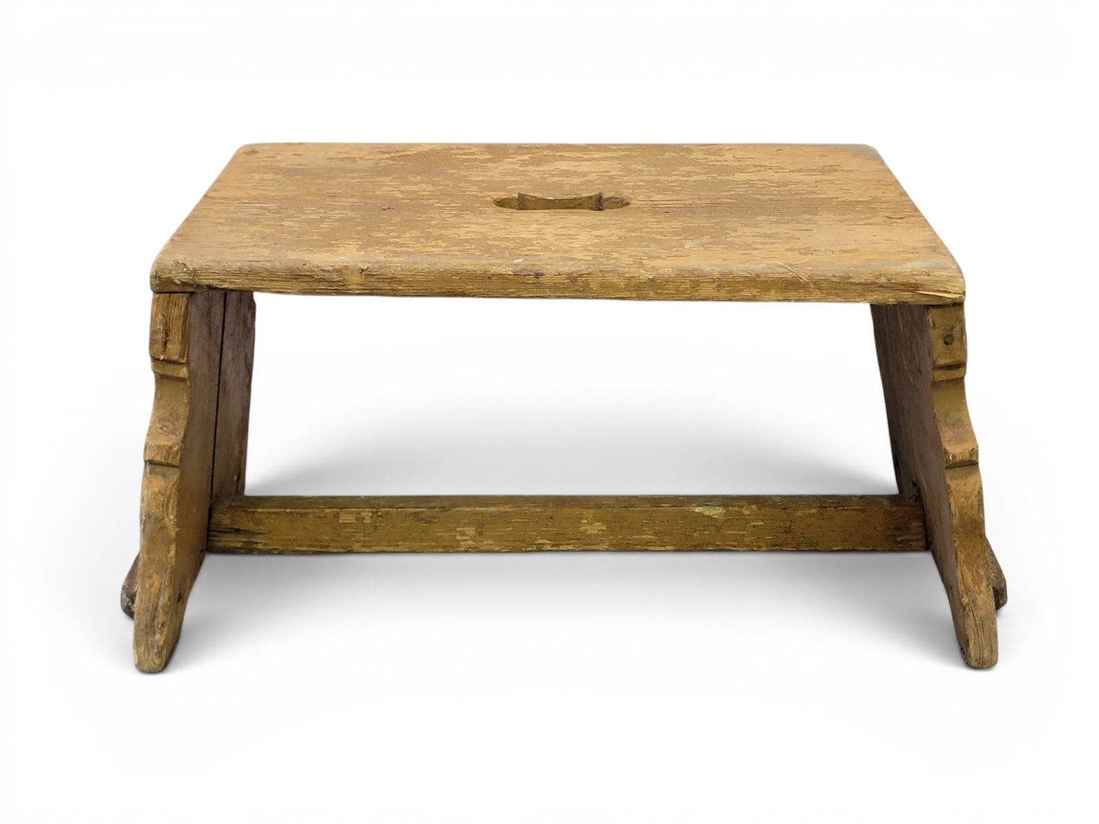 THREE PAINTED STOOLS - 2