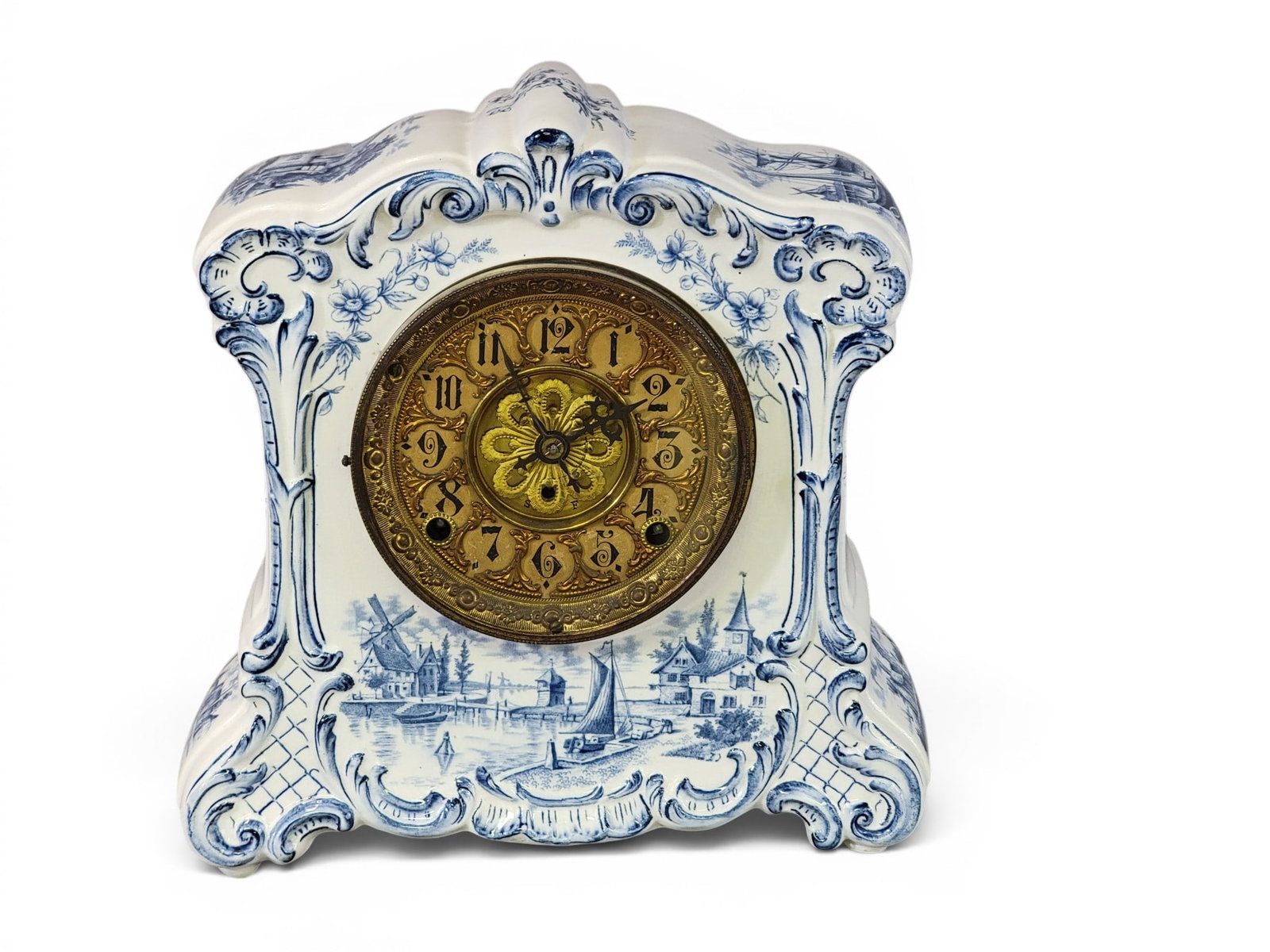 TWO MANTEL CLOCKS - 6