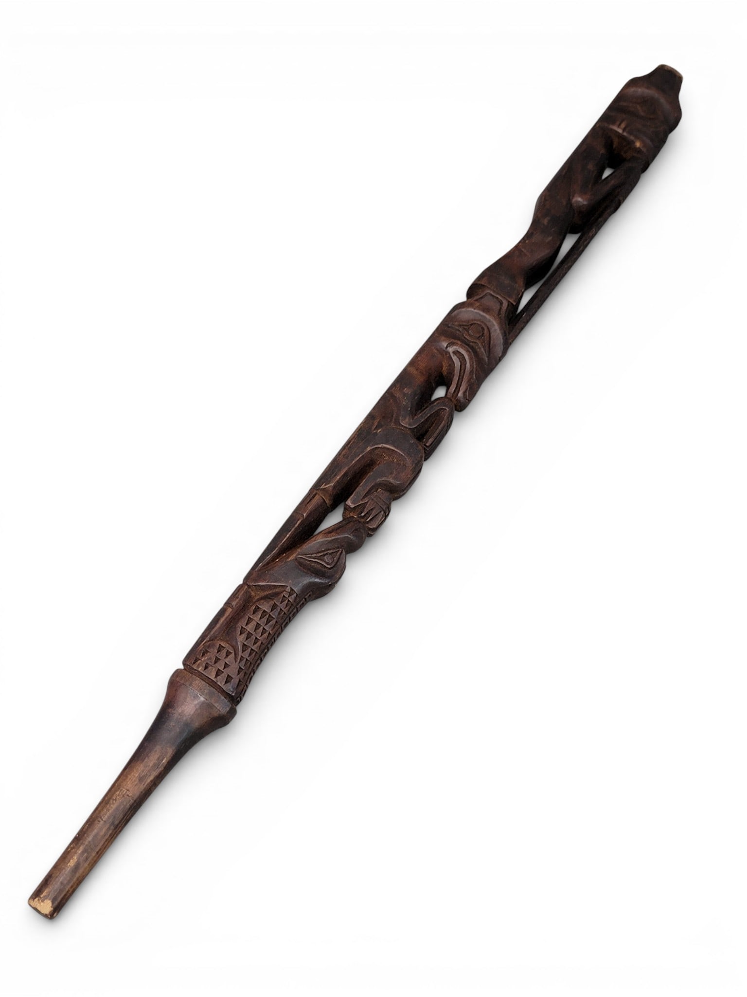 NORTHWEST COAST SPEAKER'S STAFF (1 of 5)