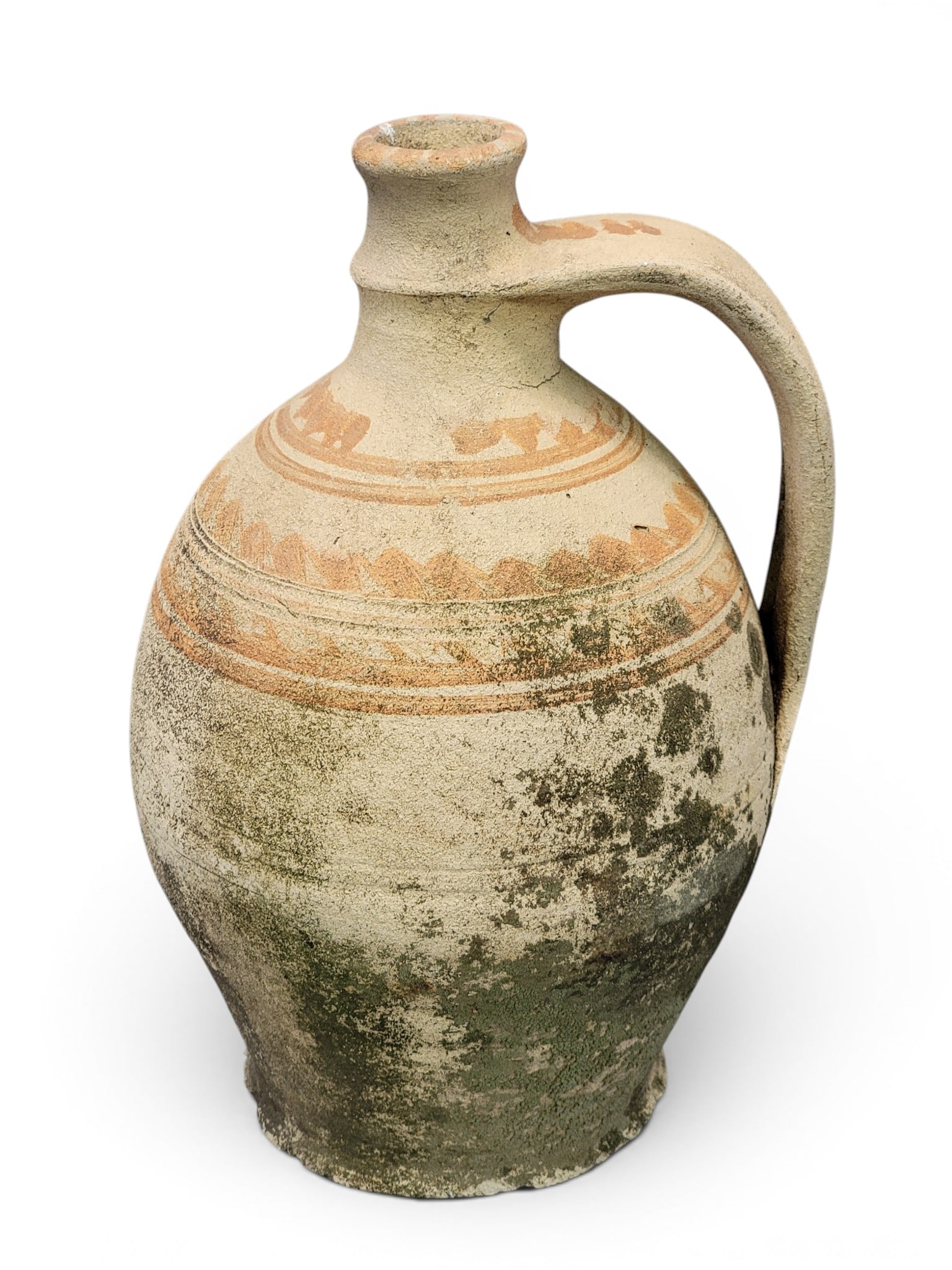 THREE REDWARE JUGS - 6
