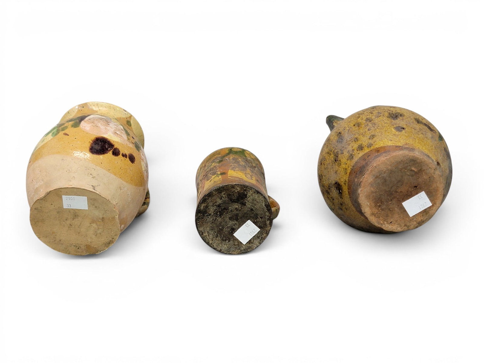 THREE REDWARE VESSELS - 4