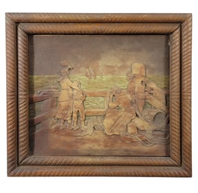 EUROPEAN PLAQUE AND PRINT