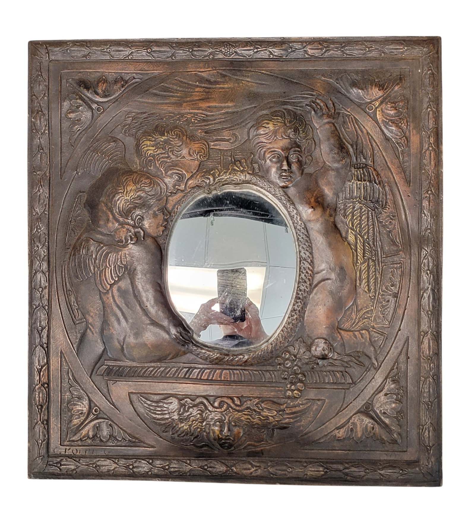 TWO POTTERY PLAQUES - 7