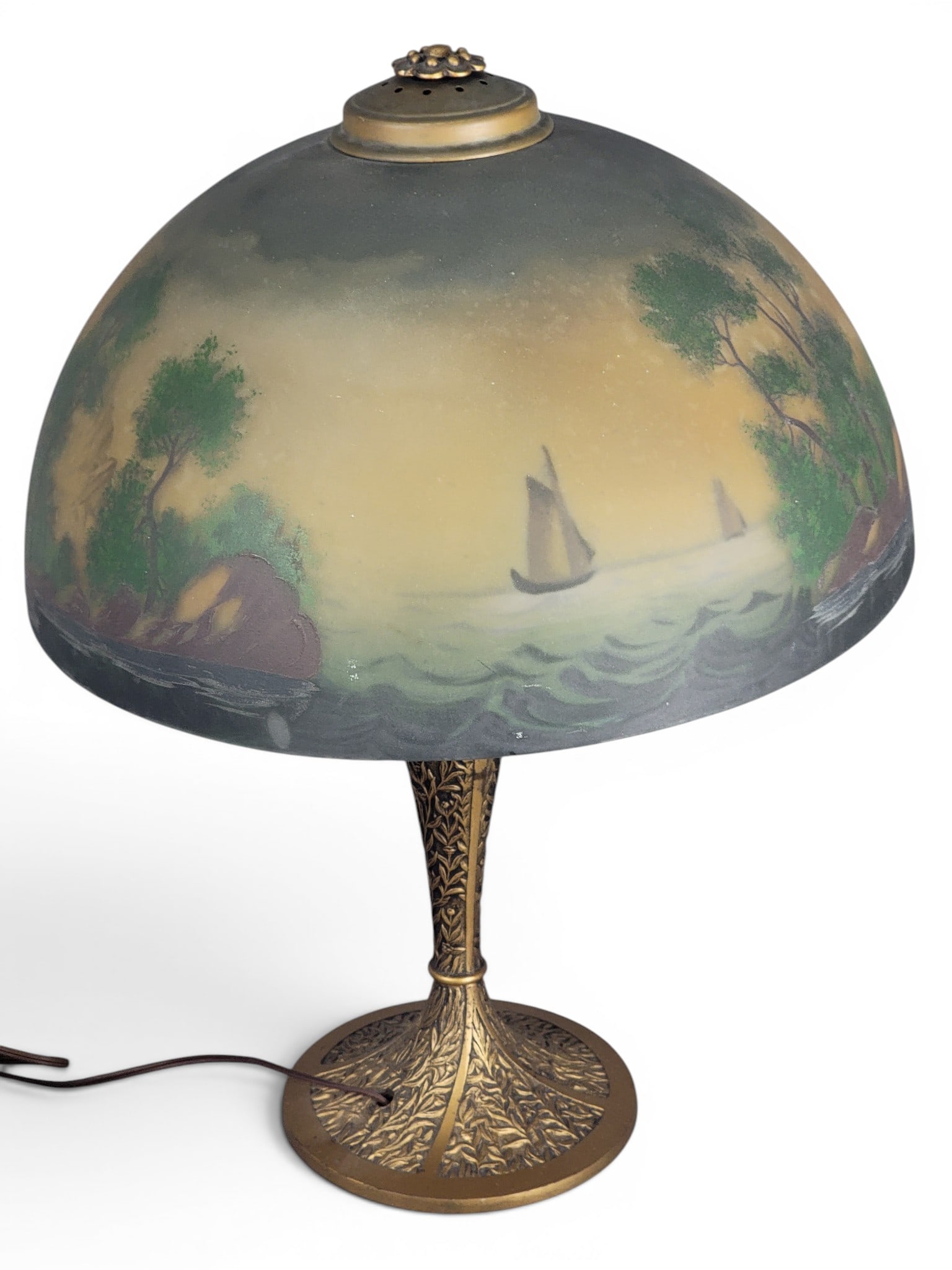 REVERSE-PAINTED TABLE LAMP - 2