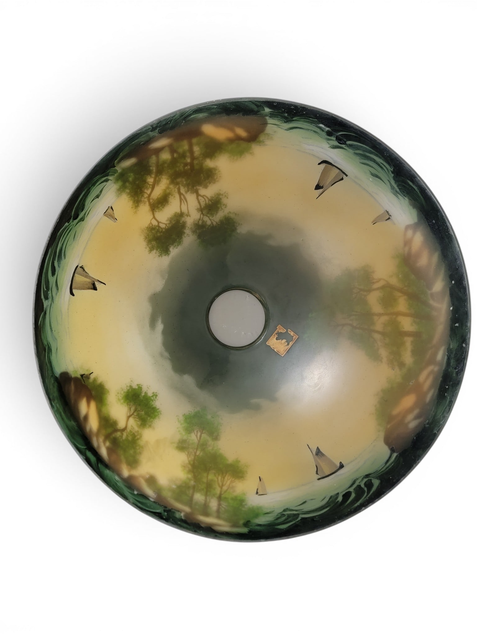 REVERSE-PAINTED TABLE LAMP - 6