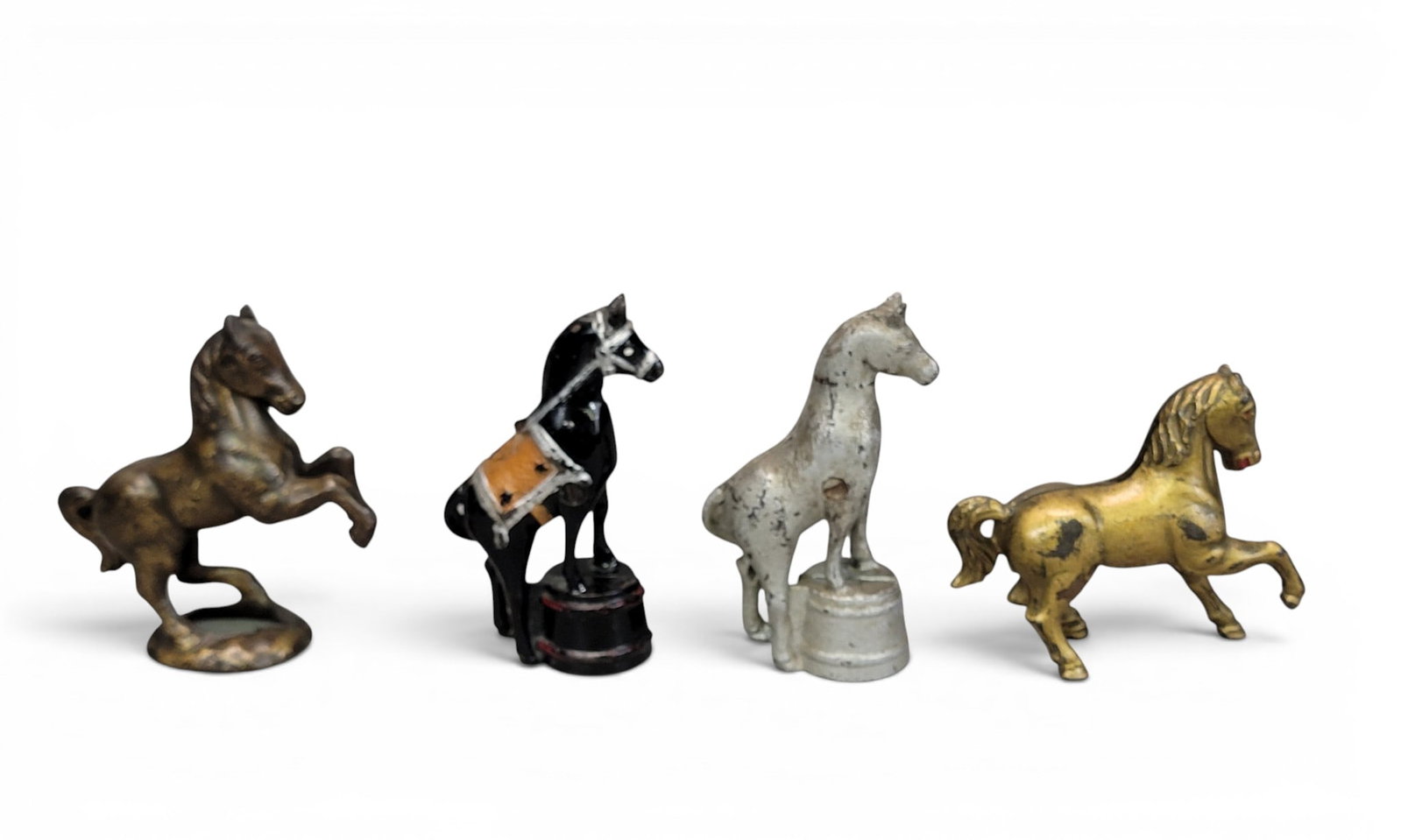 FOUR CAST IRON HORSE BANKS (1 of 7)