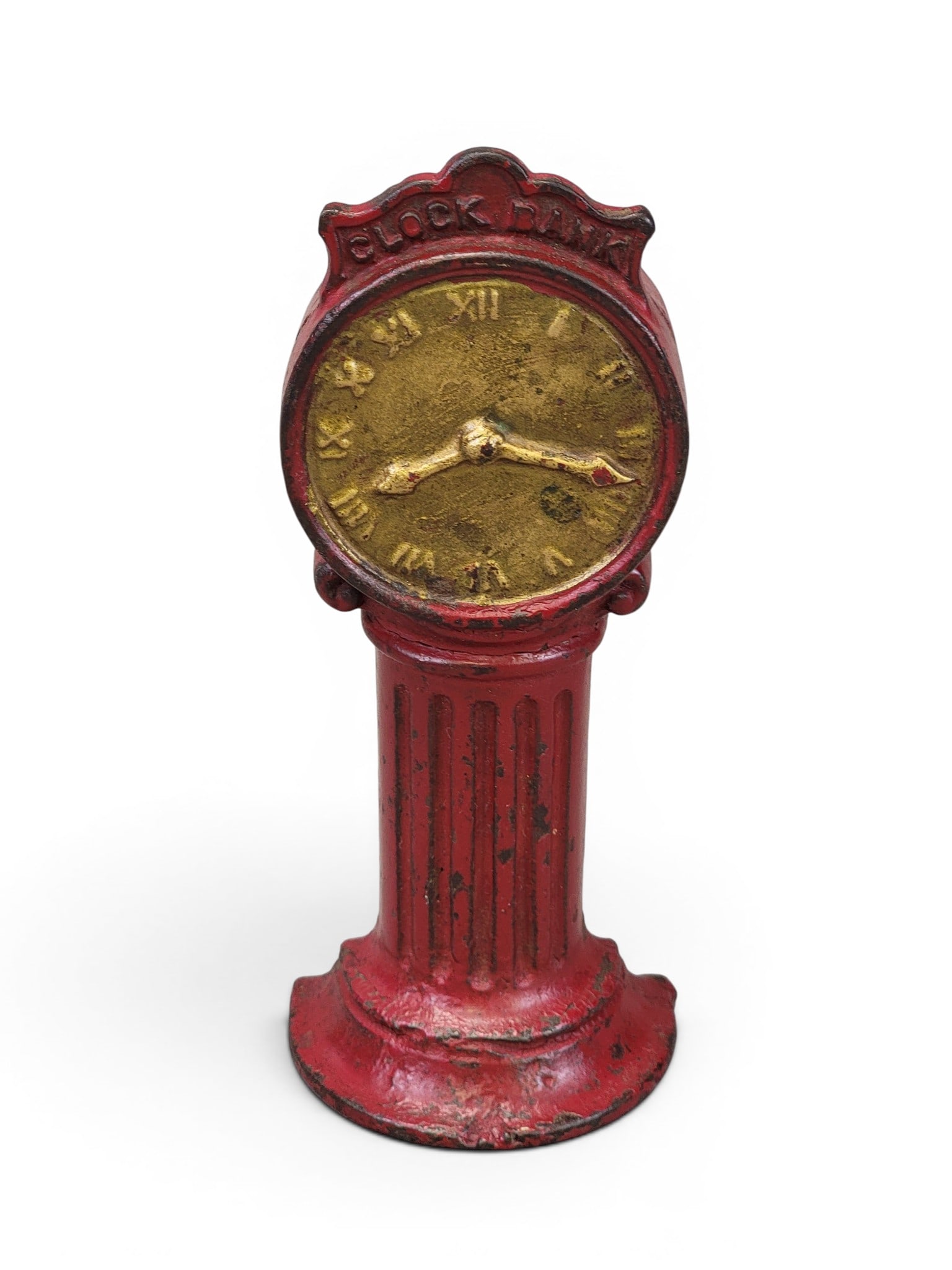 STREET CLOCK CAST IRON BANK (1 of 3)