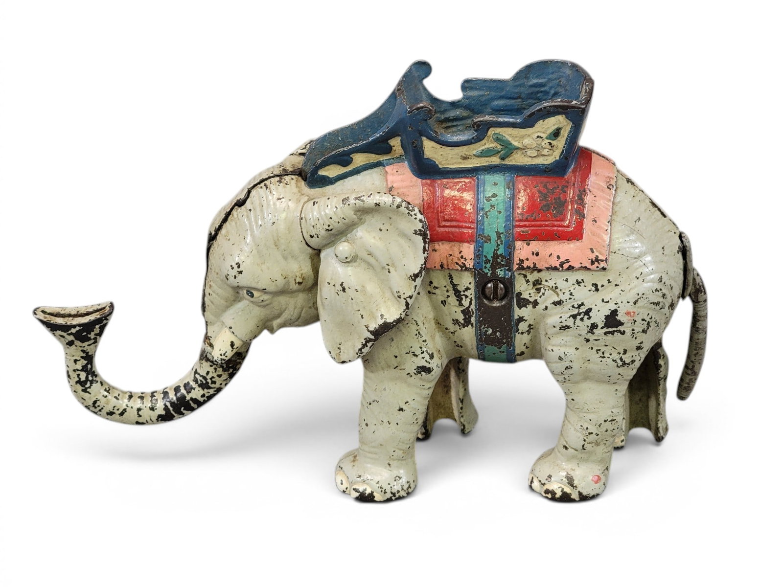 HUBLEY ELEPHANT MECHANICAL BANK (1 of 4)