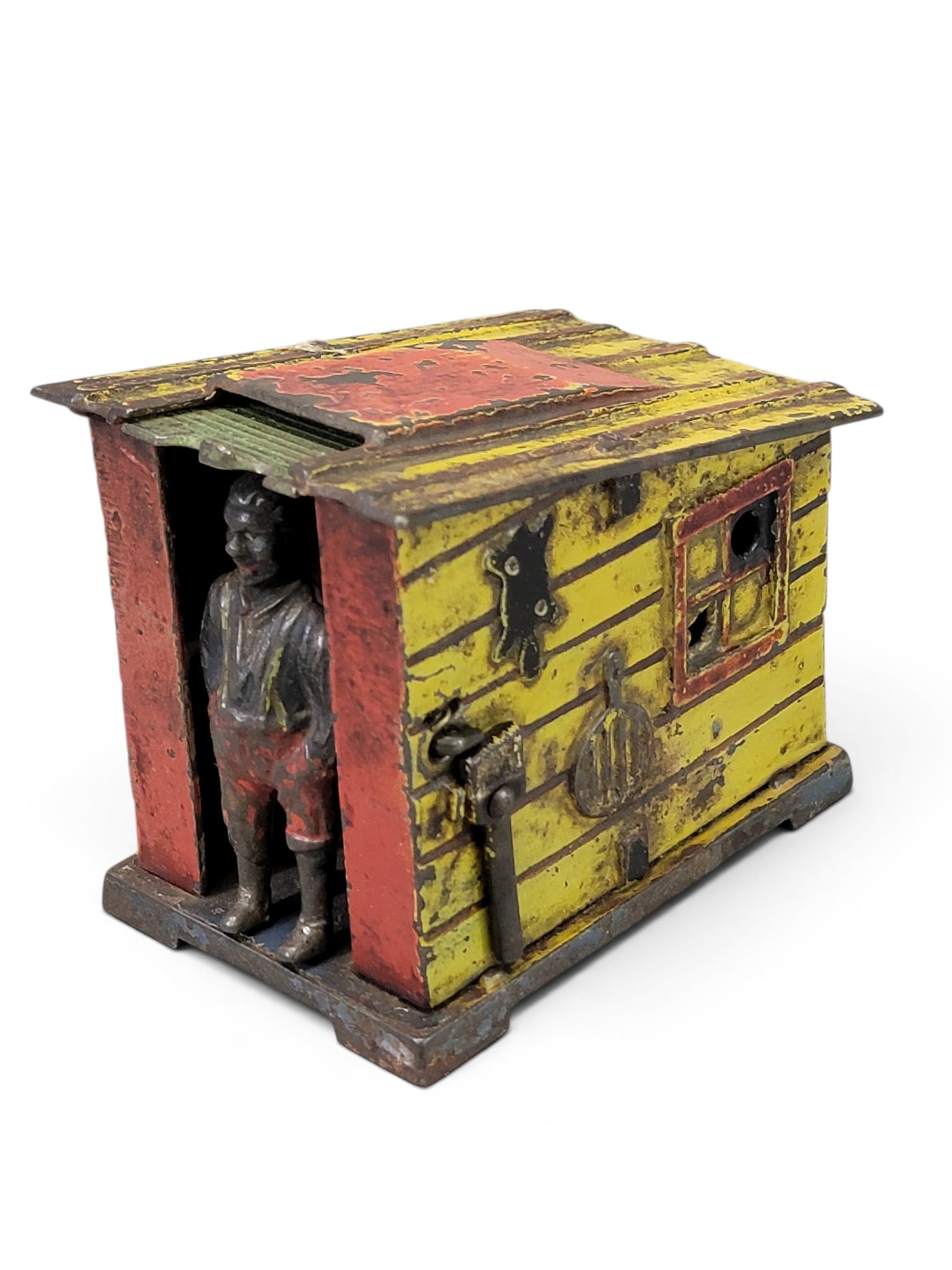 J&E STEVENS CABIN MECHANICAL BANK (1 of 7)