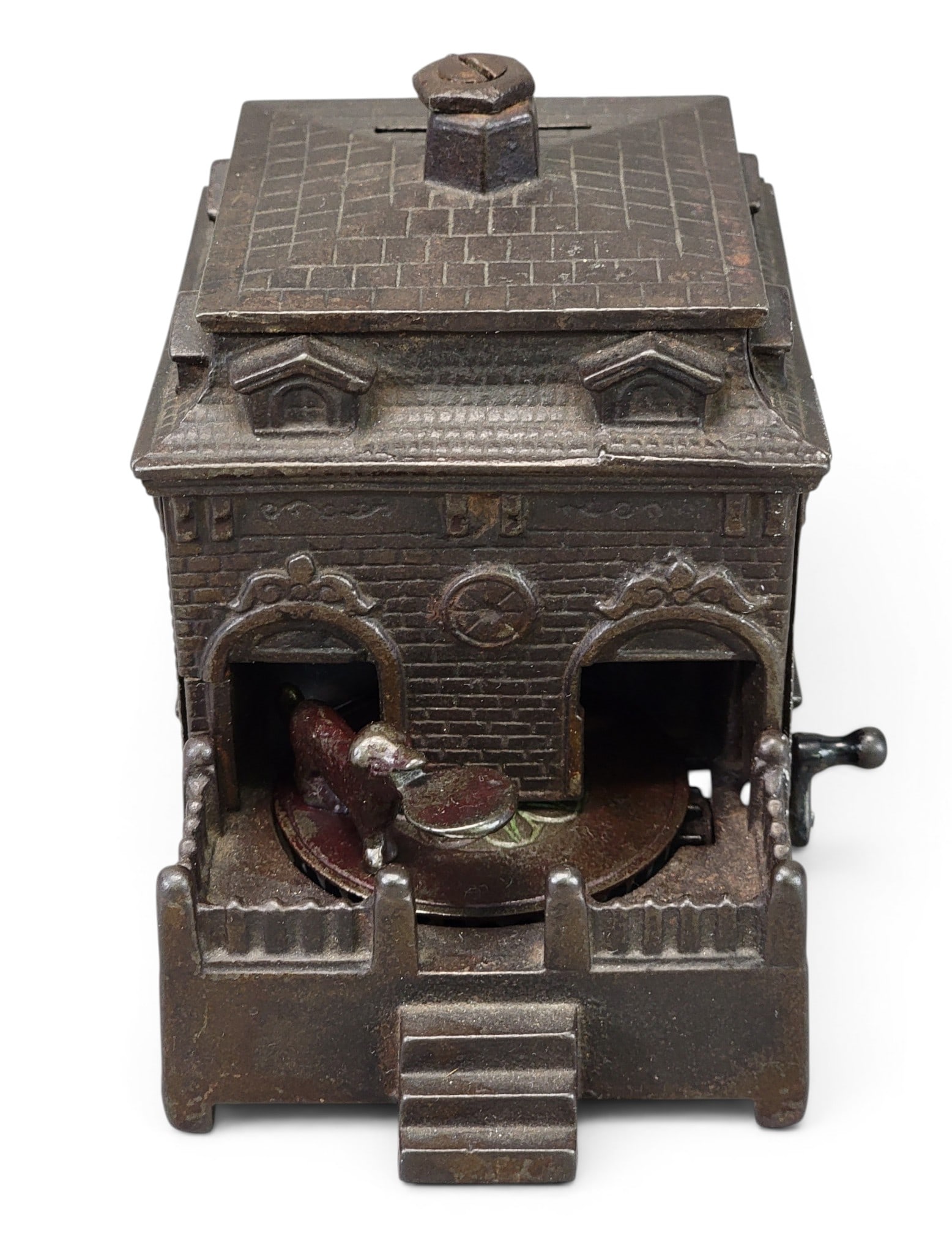 HL JUDD REVOLVING DOG MECHANICAL BANK (1 of 7)