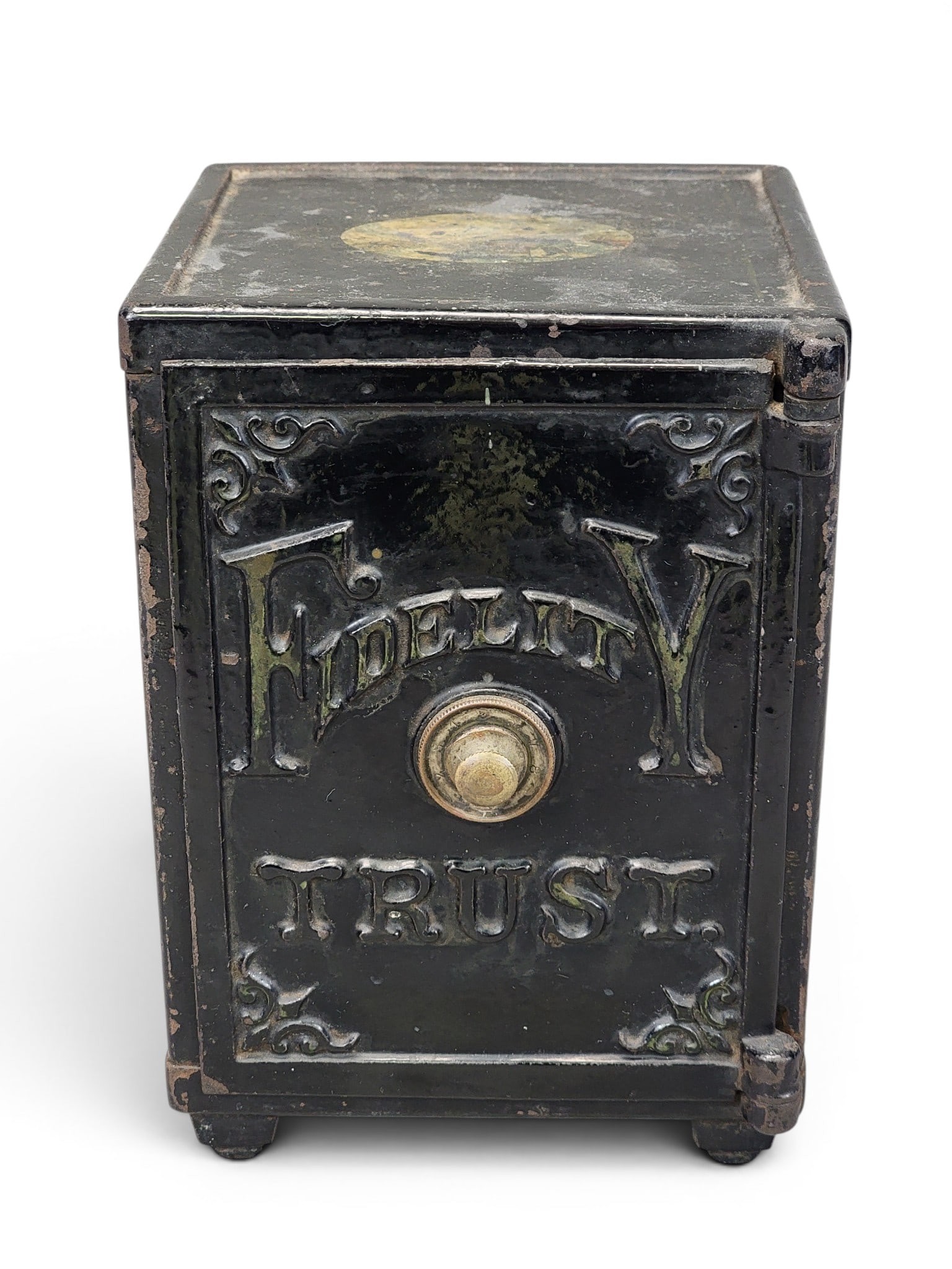 FIDELITY TRUST CAST IRON SAFE BANK (1 of 8)