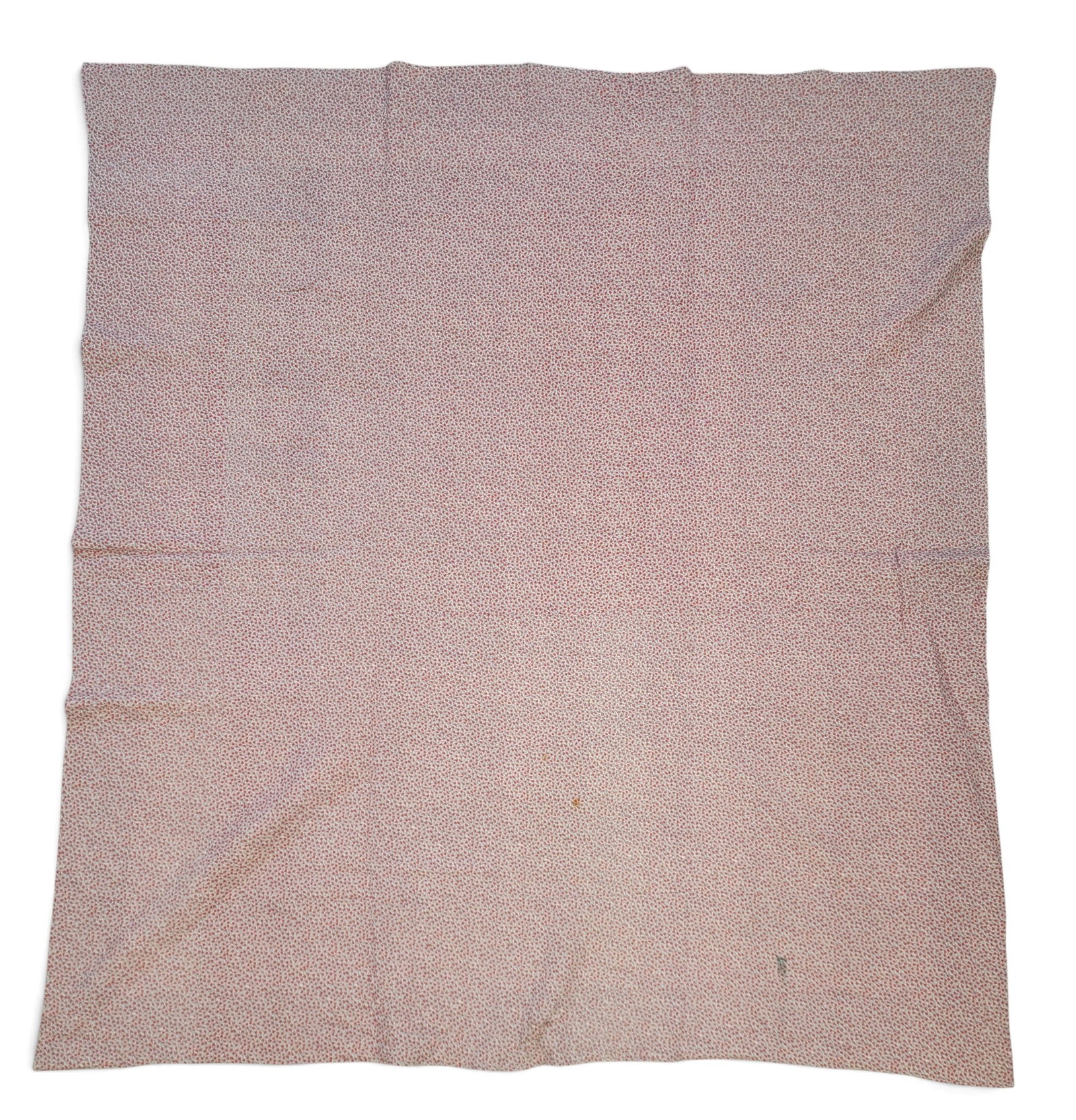 SIGNED AND DATED FEEDSACK QUILT - 5