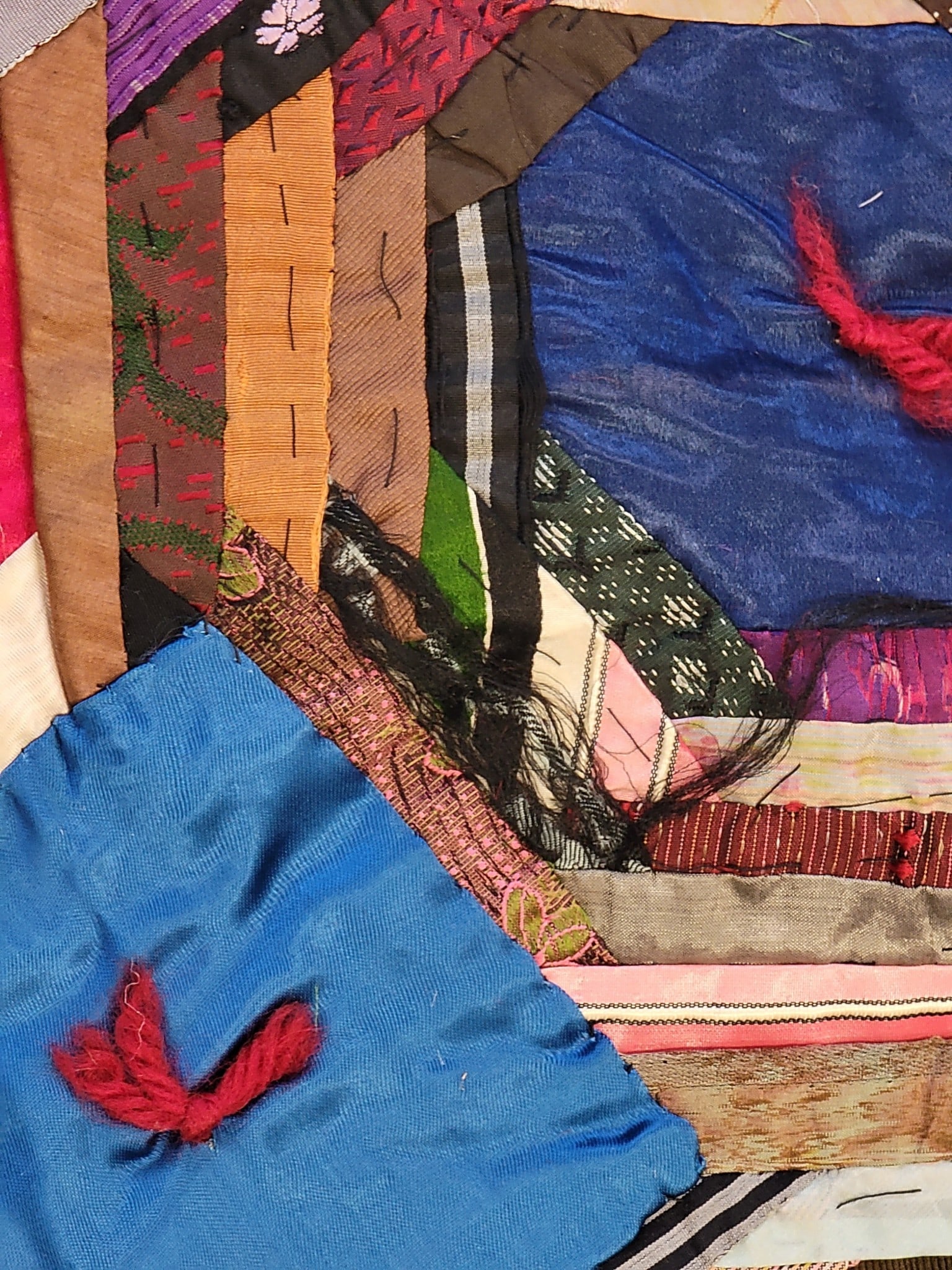 VIBRANT CRAZY QUILT - 6