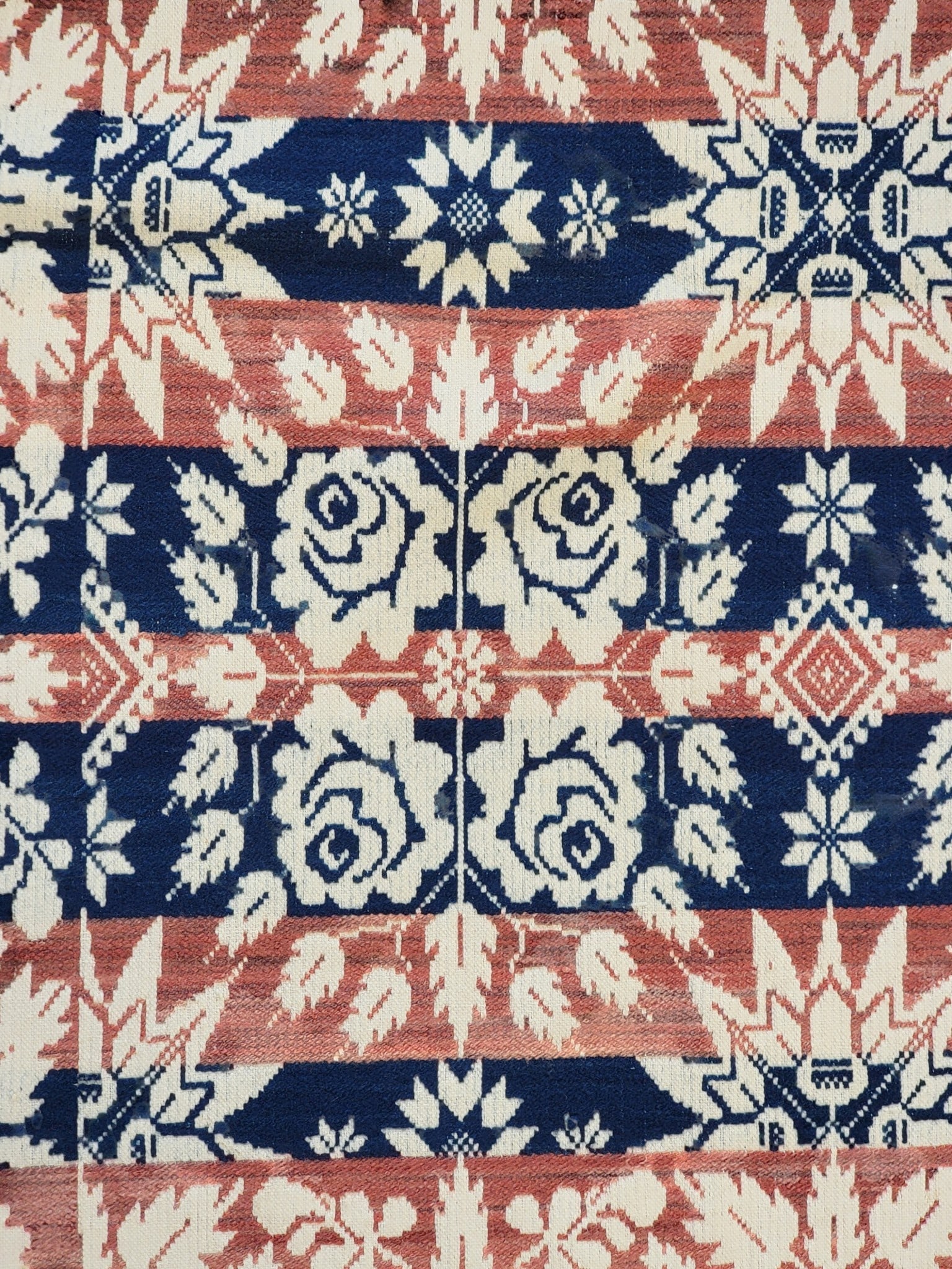 TWO JACQUARD COVERLETS - 3