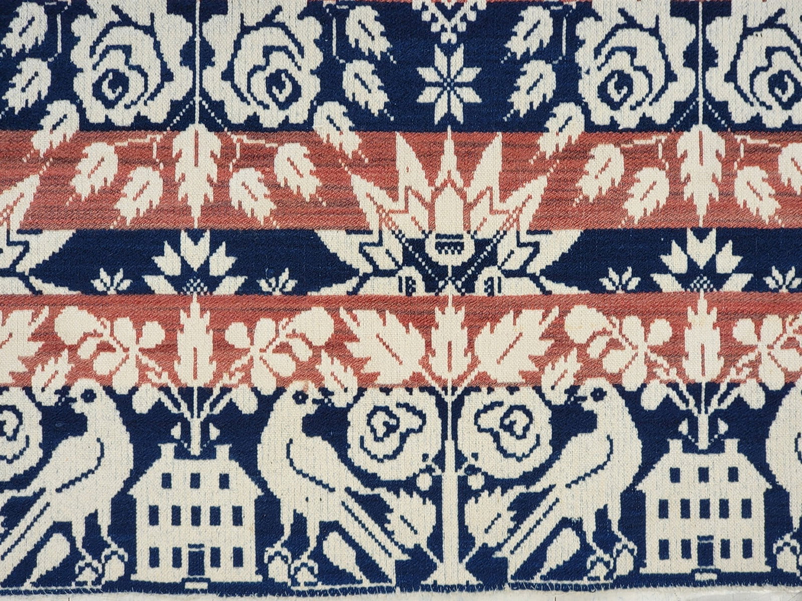 TWO JACQUARD COVERLETS - 5
