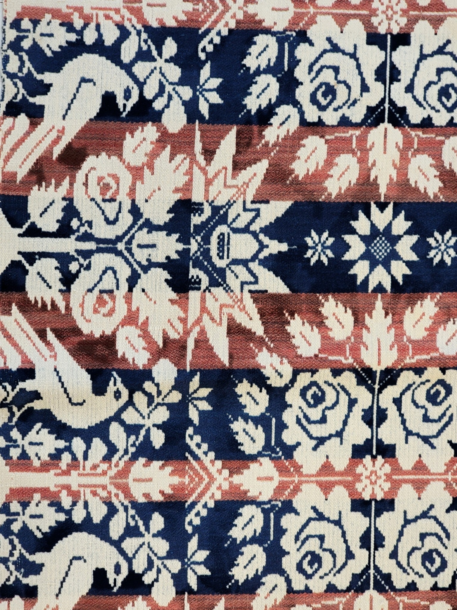 TWO JACQUARD COVERLETS - 6