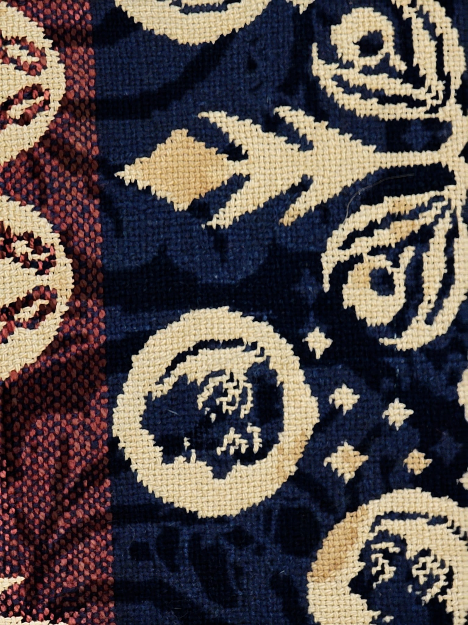 TWO JACQUARD COVERLETS - 16