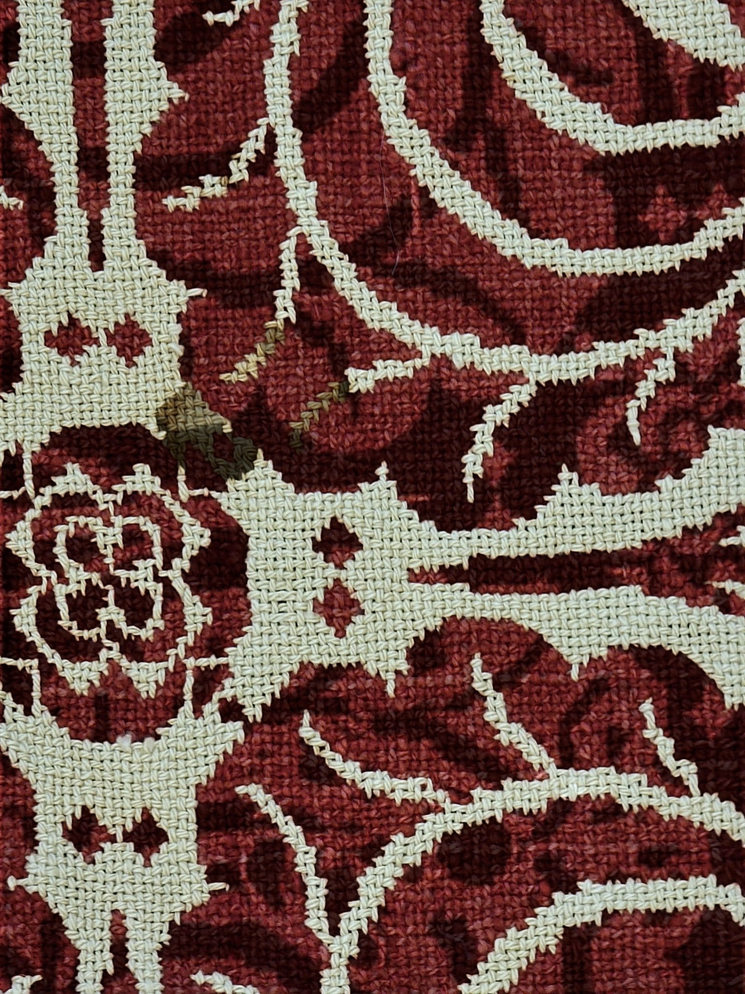 TWO JACQUARD COVERLETS - 6