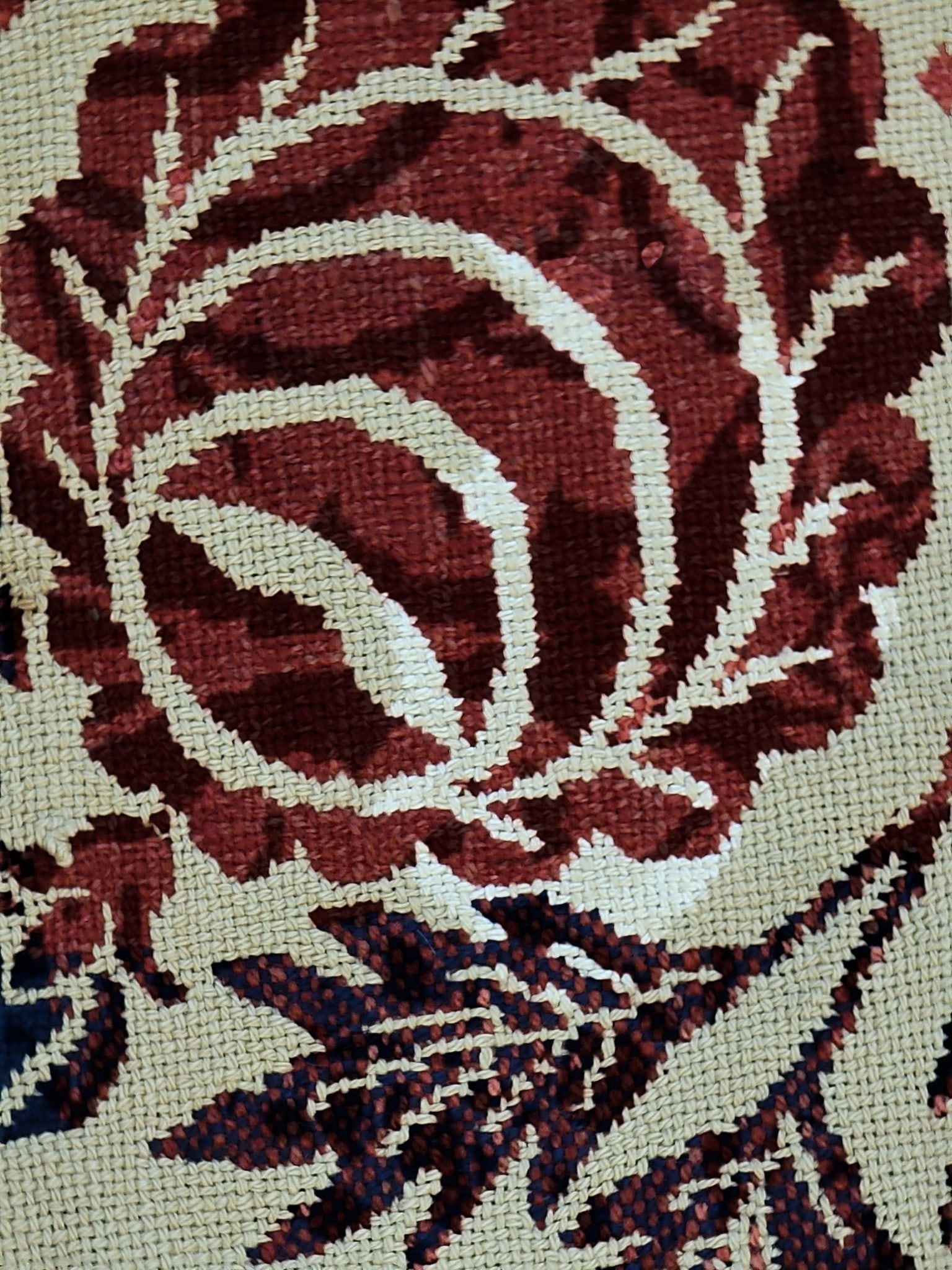 TWO JACQUARD COVERLETS - 8