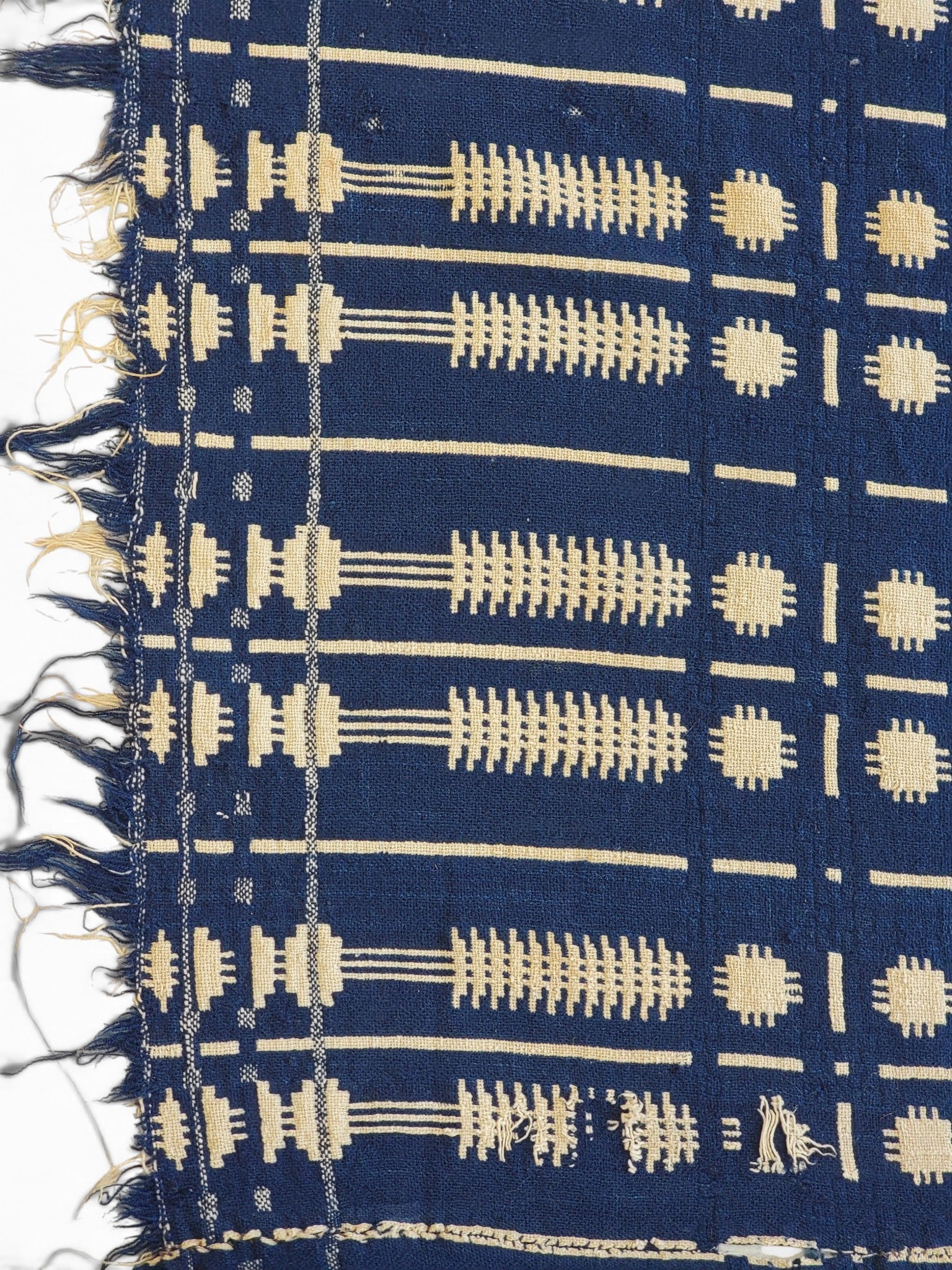 TWO OVERSHOT COVERLETS - 11