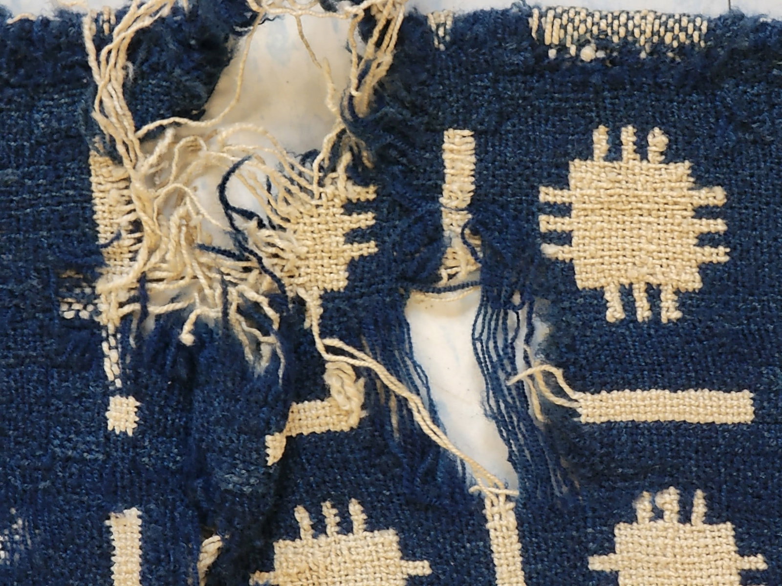 TWO OVERSHOT COVERLETS - 16