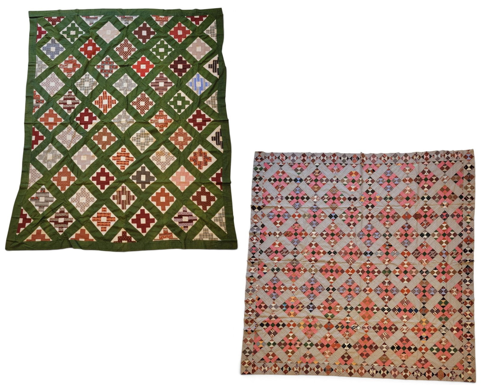 TWO AMERICAN QUILT TOPS (1 of 16)