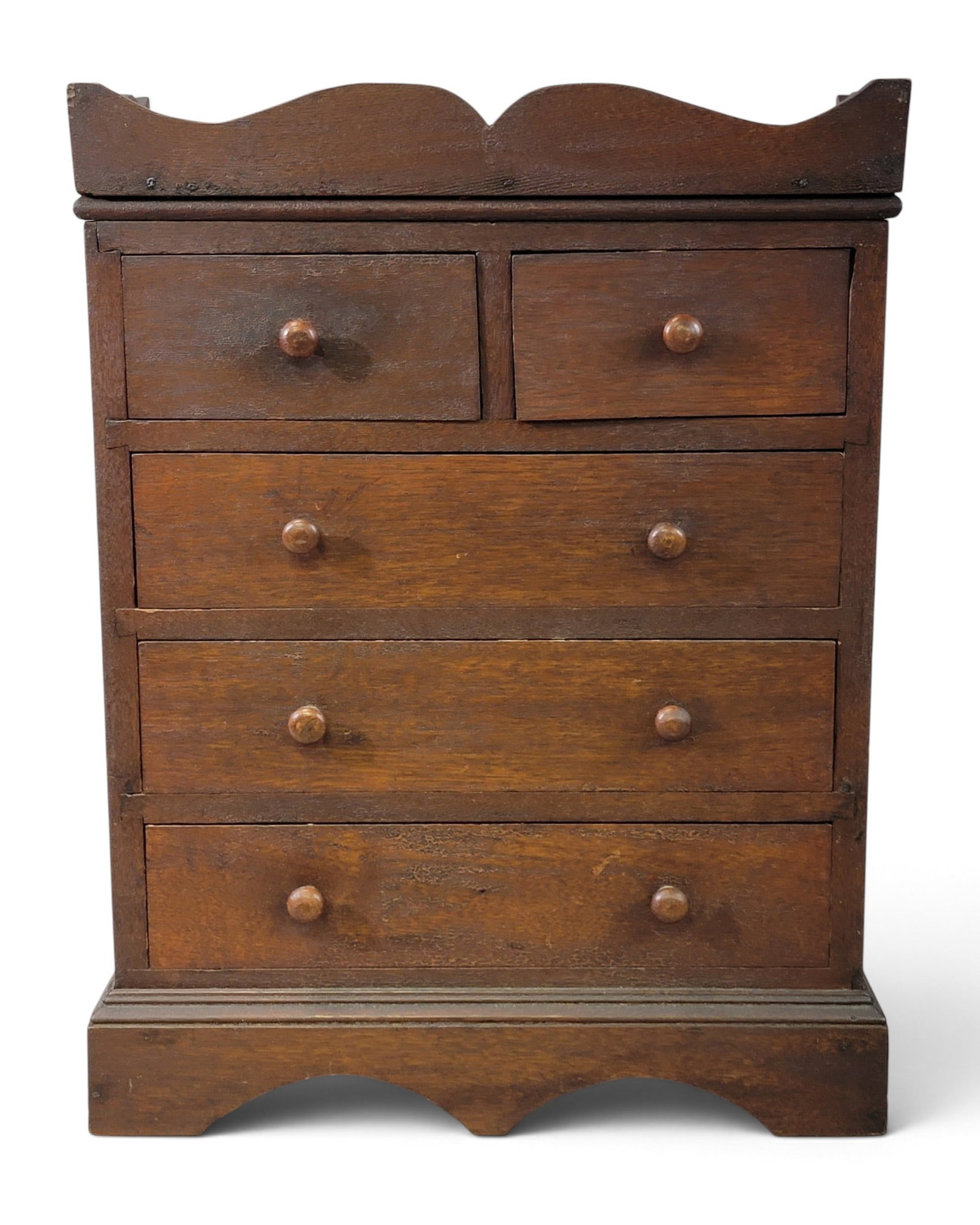 MINIATURE CHEST OF DRAWERS ATTR. TO WESTERN PENNSYLVANIA (1 of 7)