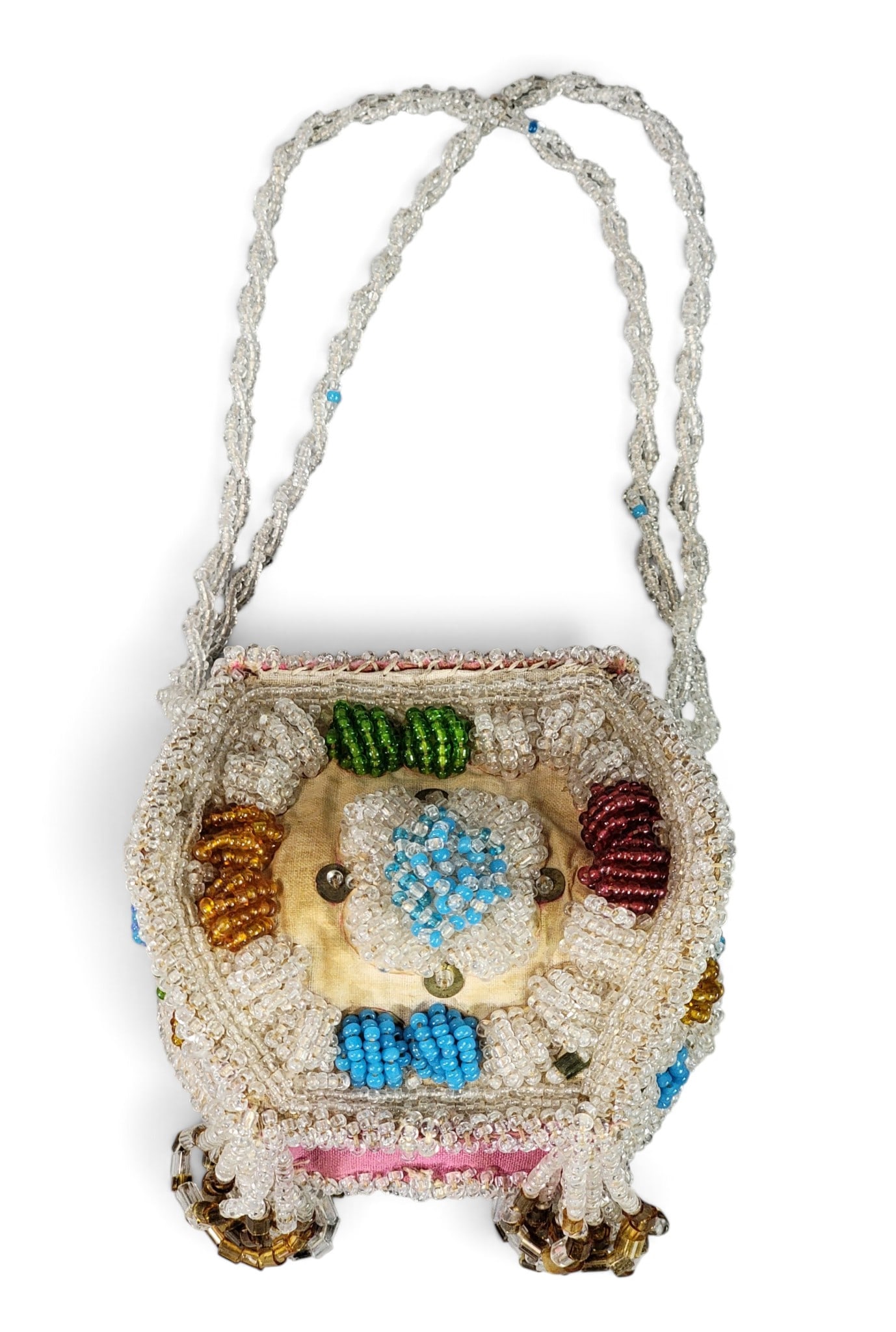 THREE TEXTILE / BEADWORK ITEMS - 3